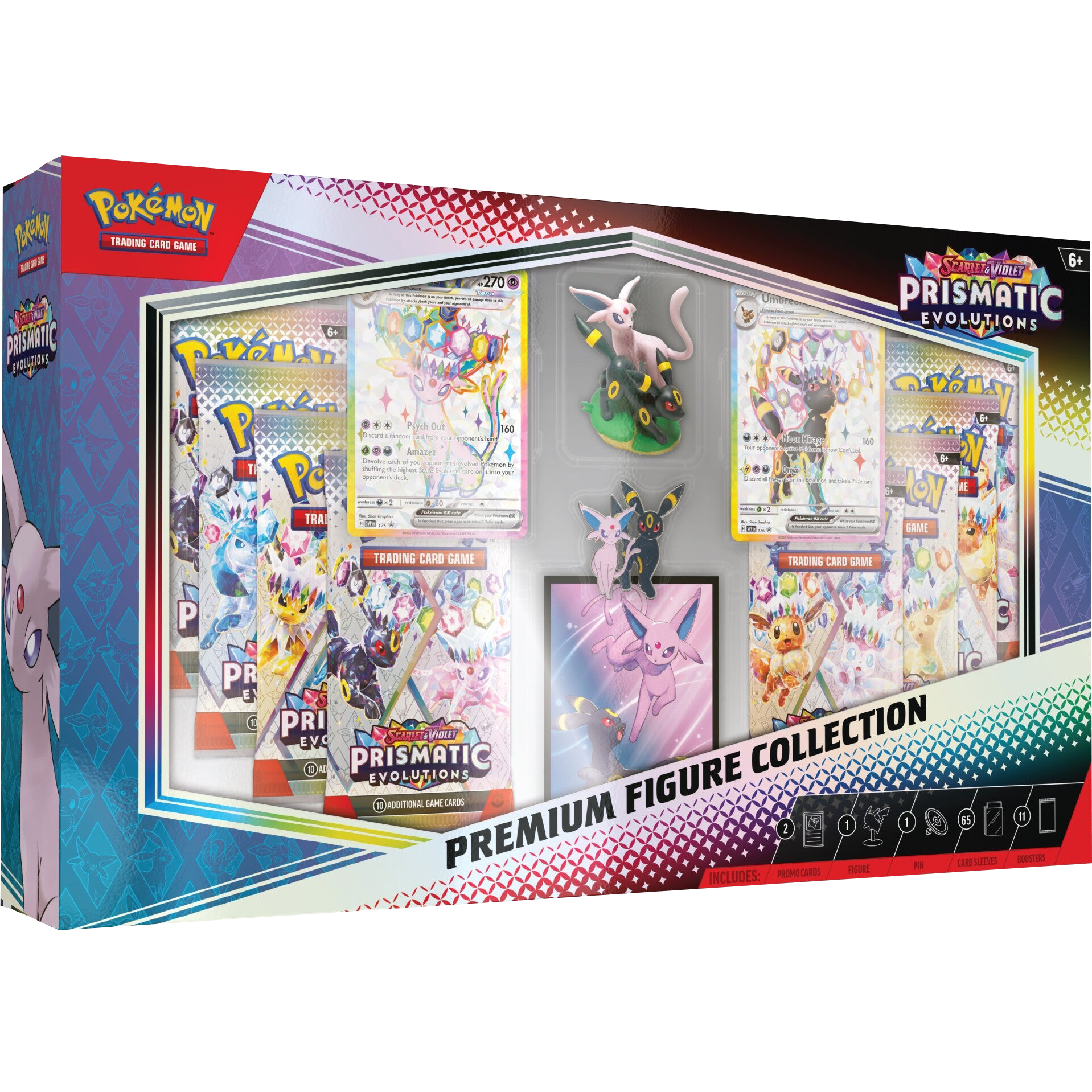 Pokémon en Ingles - Prismatic Evolutions Premium Figure Collection