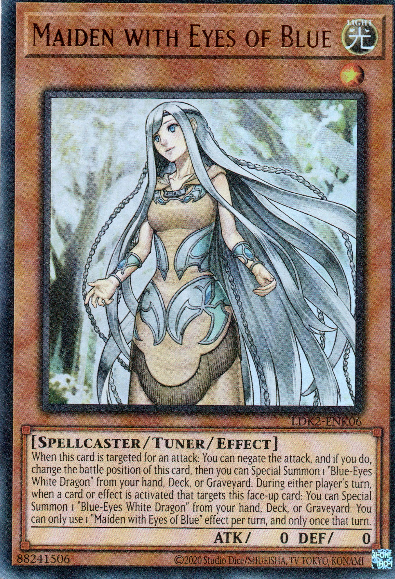 Maiden with Eyes of Blue LDK2-ENK06 Ultra rare