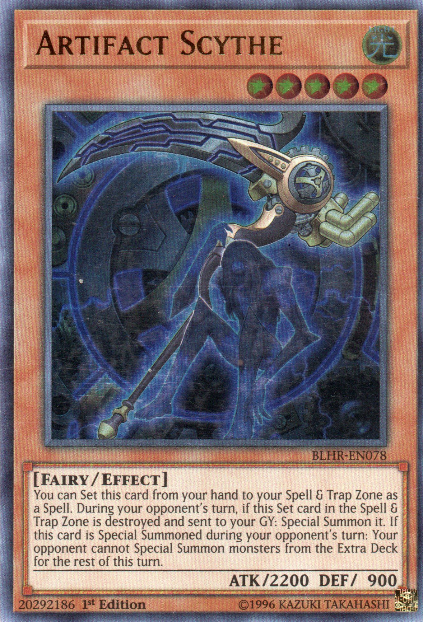 Artifact Scythe BLHR-EN078 Ultra rare