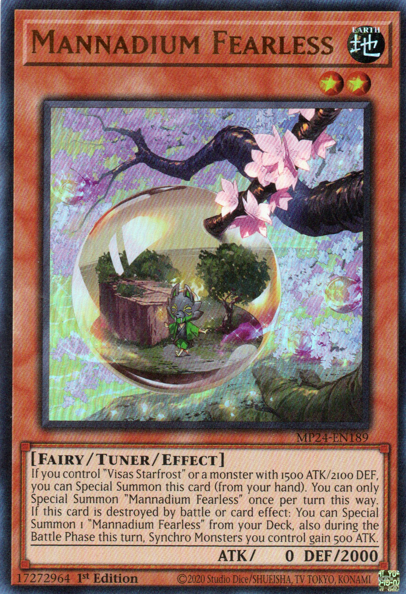 Mannadium Fearless MP24-EN189 Ultra rare