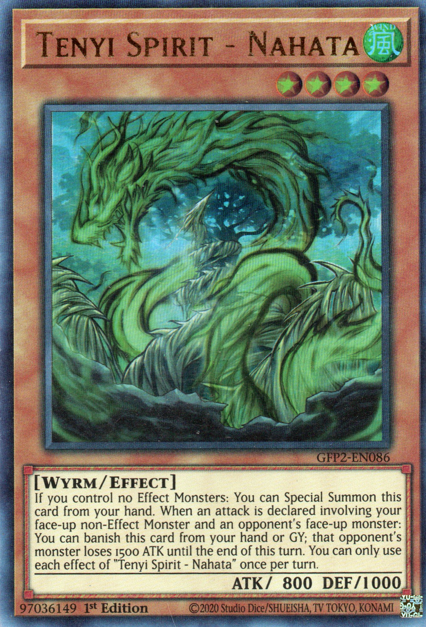 Tenyi Spirit - Nahata GFP2-EN086 Ultra rare