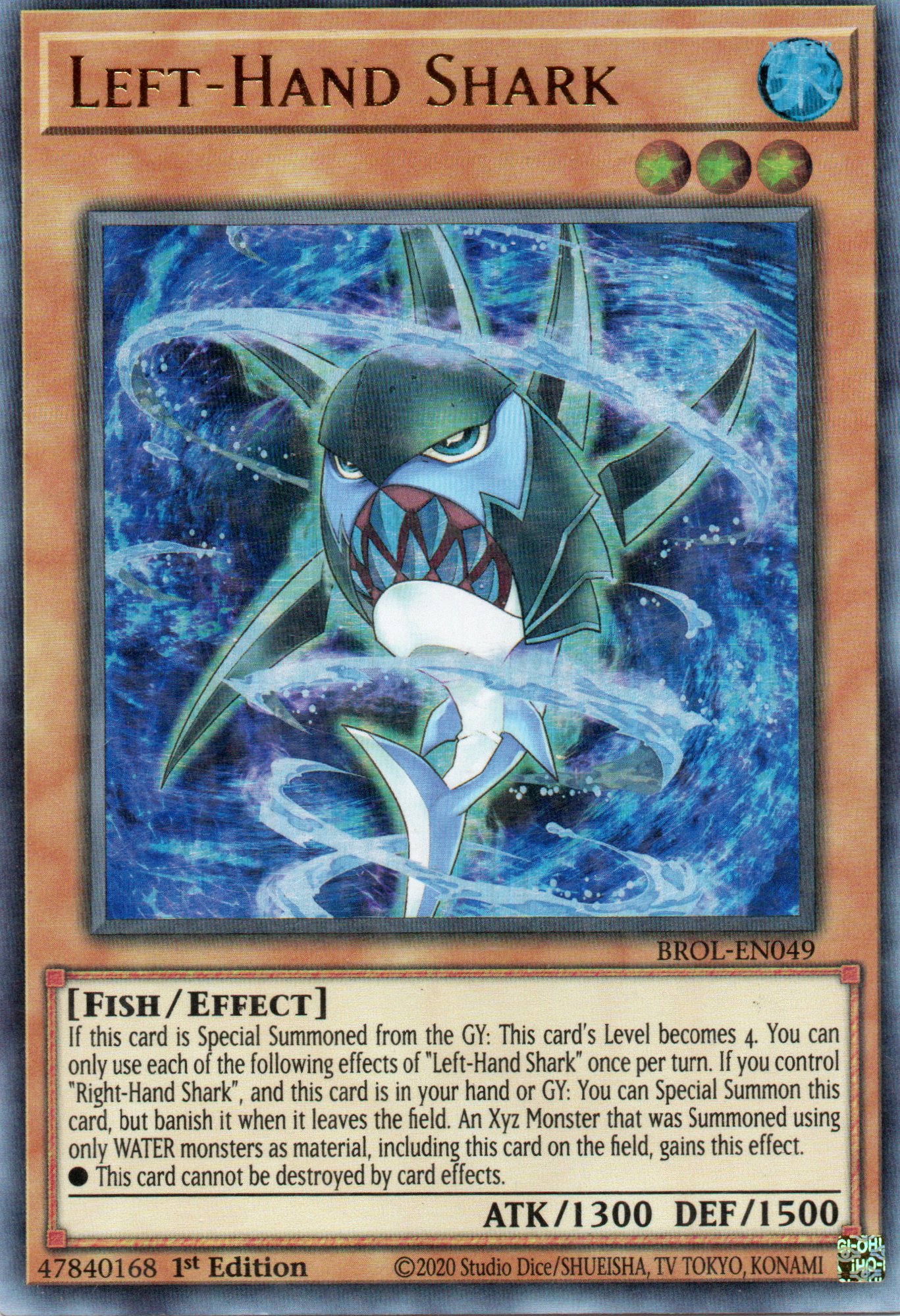 Left-Hand Shark BROL-EN049 Ultra rare