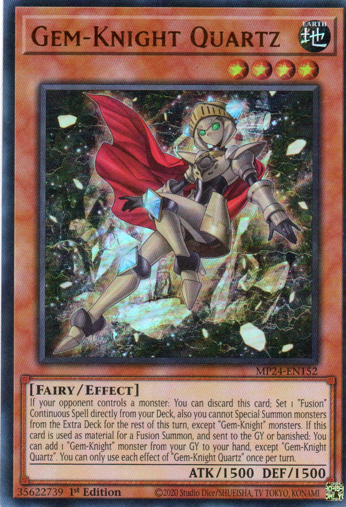 Gem-Knight Quartz MP24-EN152 Ultra rare