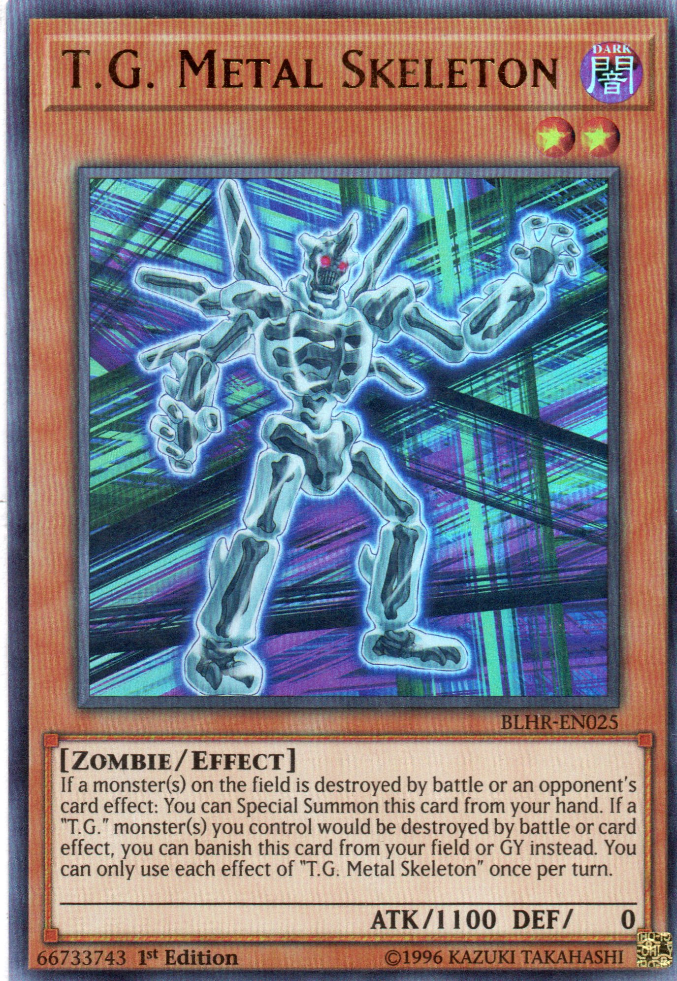 T.G. Metal Skeleton BLHR-EN025 Ultra rare