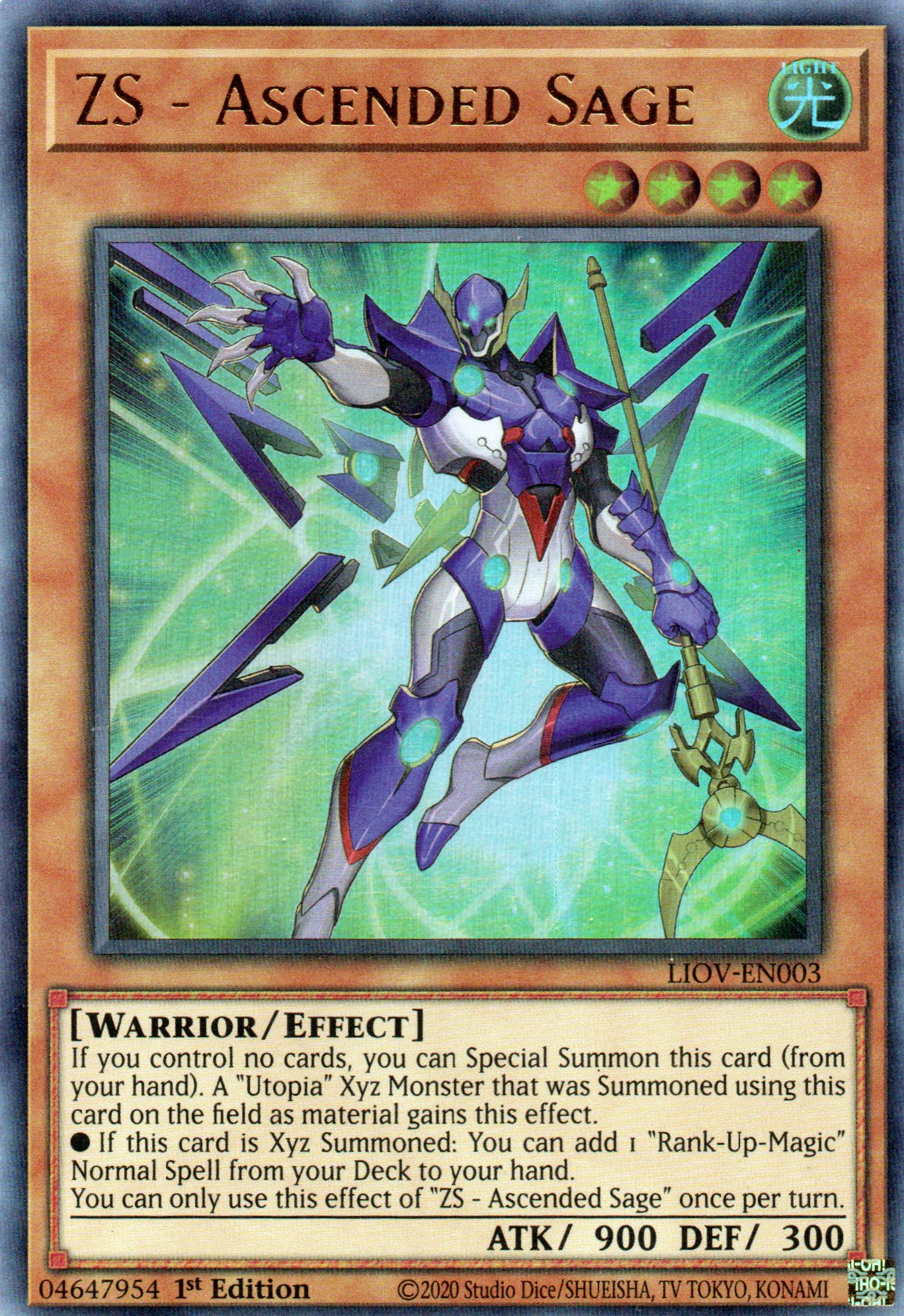 AS - Ascended Sage LIOV-EN003 Ultra rare