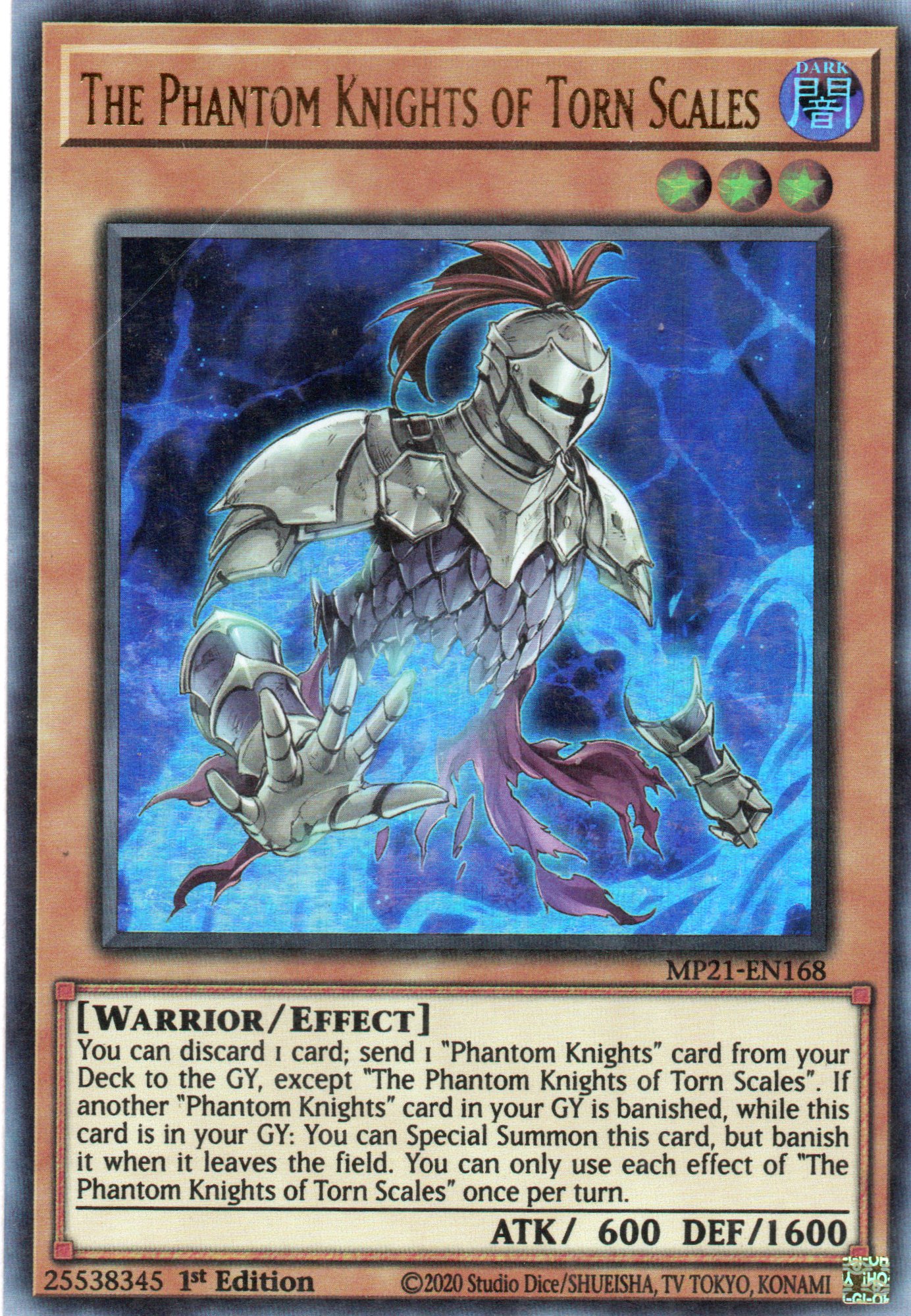 The Phantom Knights of Torn Scales MP21-EN168 Ultra rare
