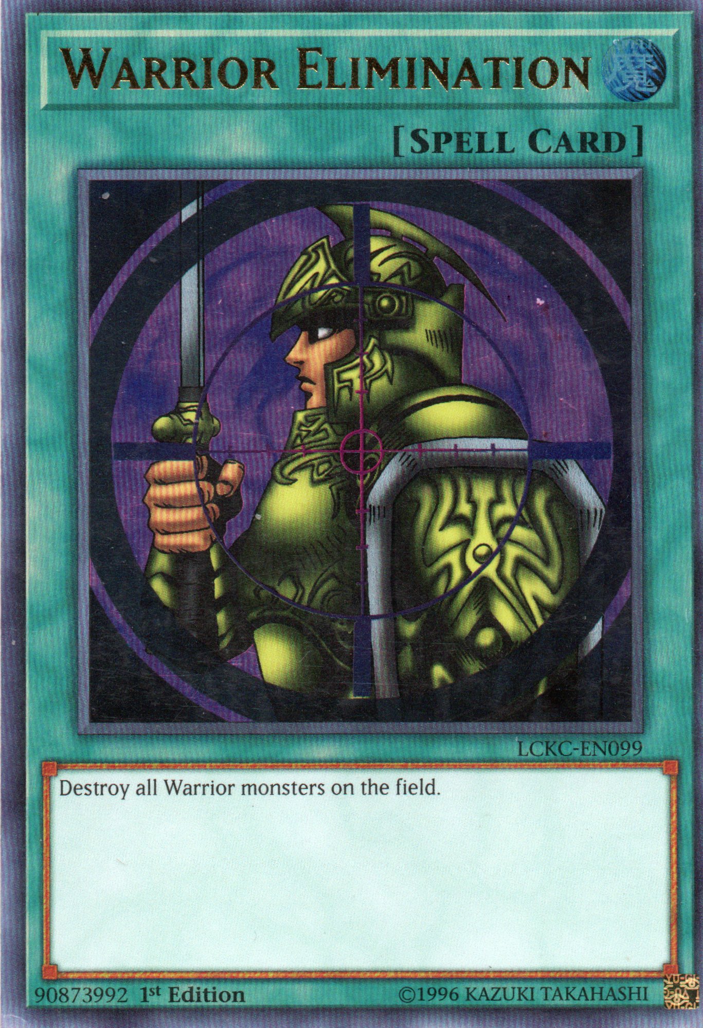 Warrior Elimination LCKC-EN099 Ultra rare