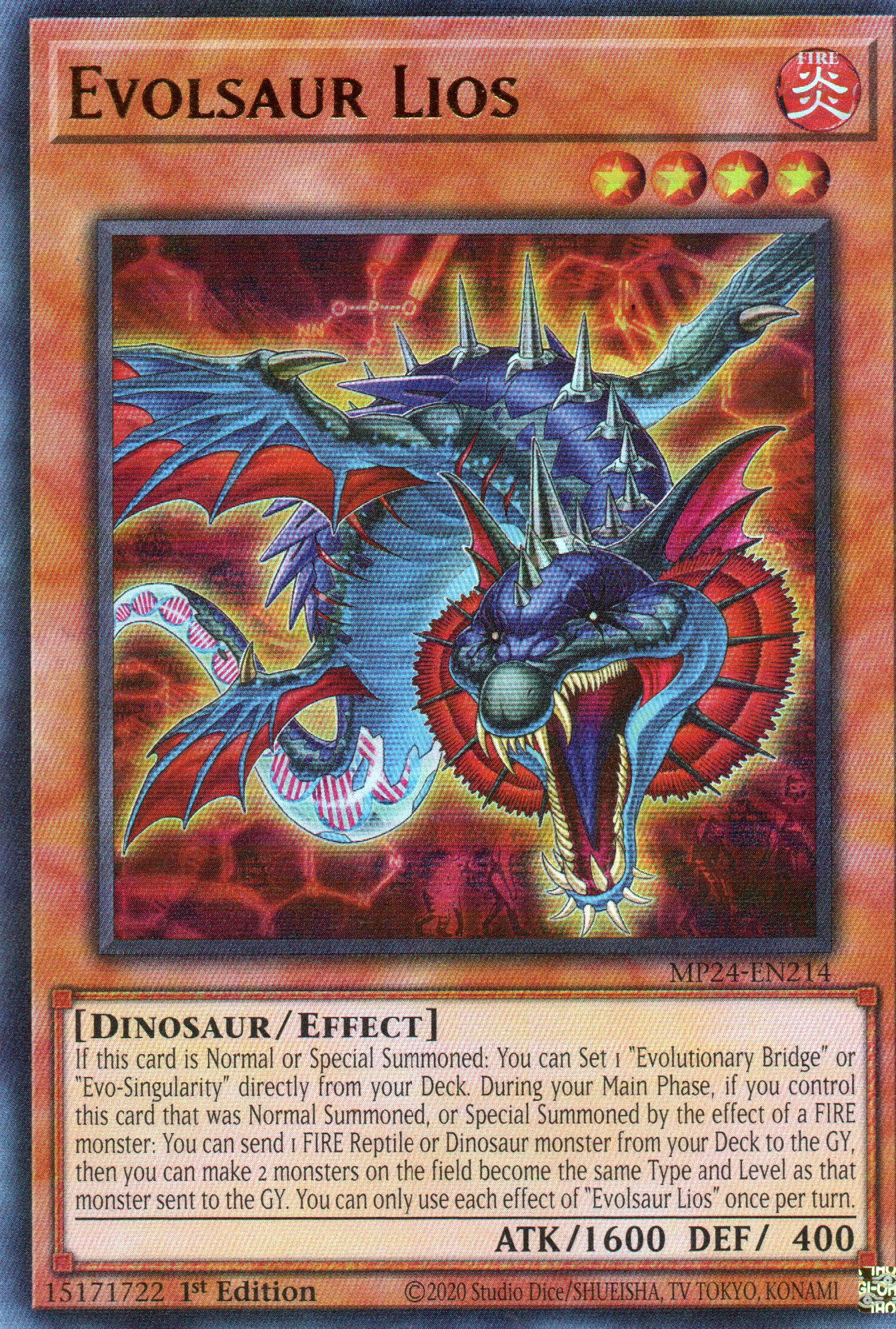 Evolsaur Lios MP24-EN214 Ultra rare