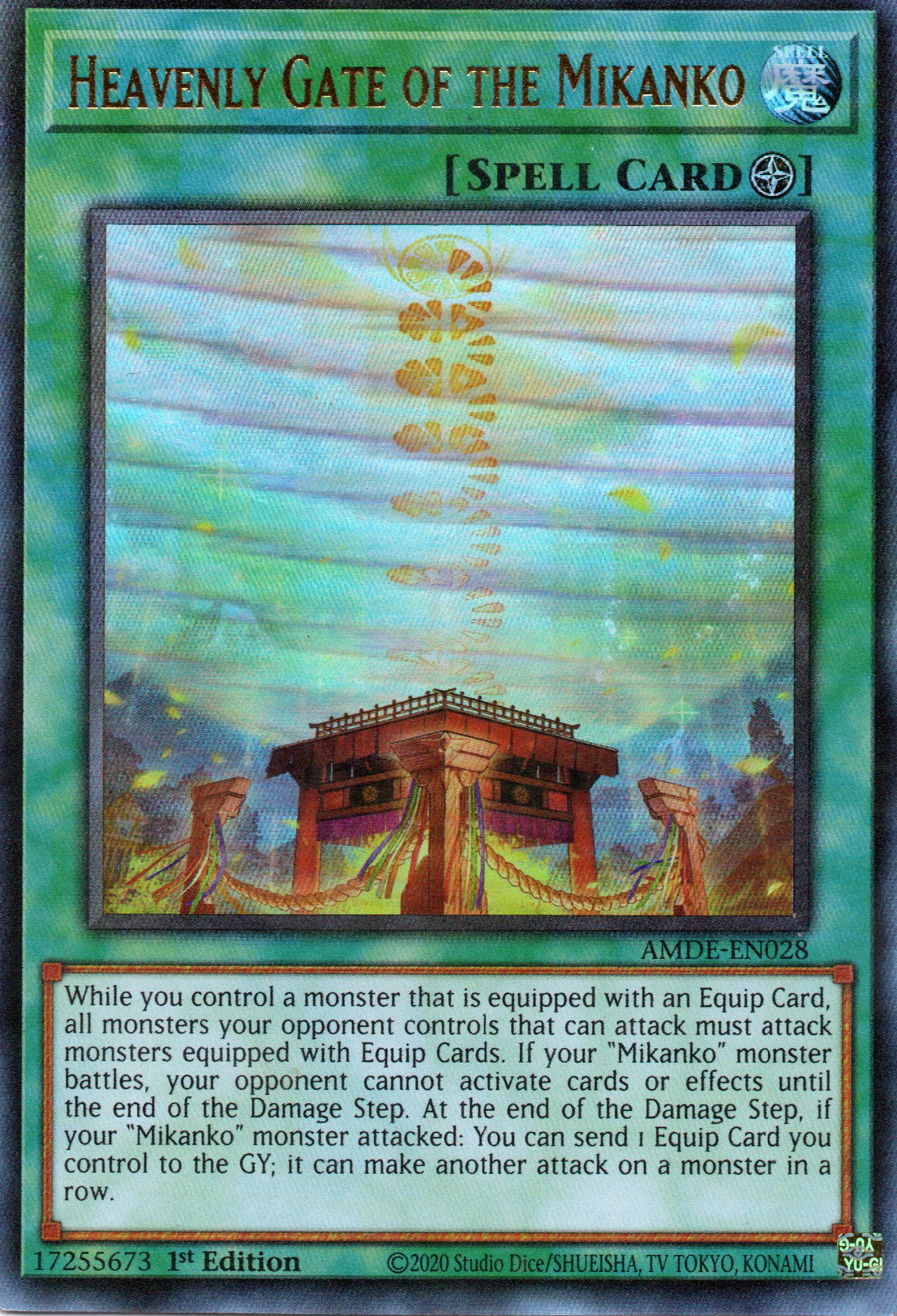 Heavenly Gate of the Mikanko AMDE-EN028 Ultra rare