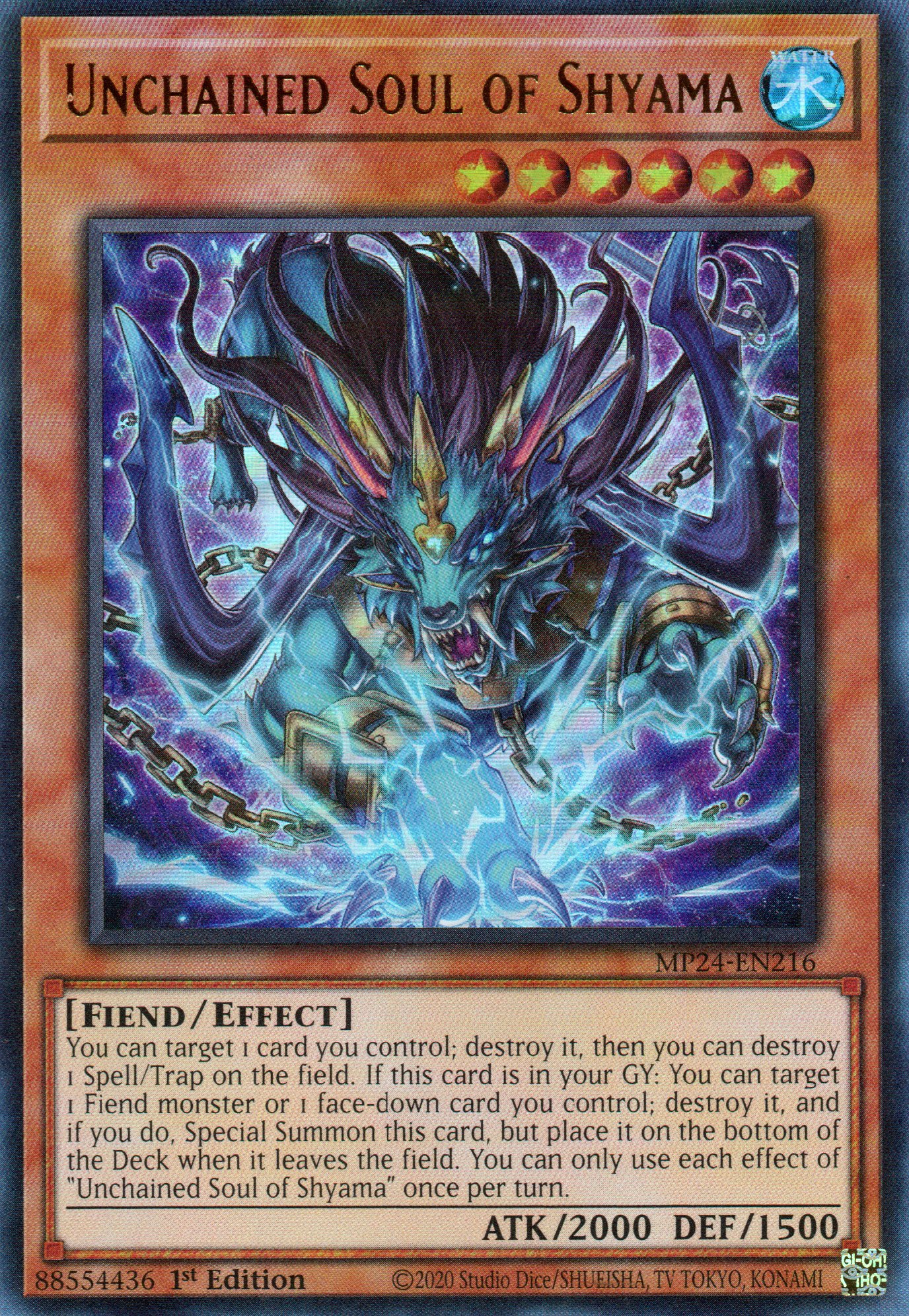 Unchained Soul of Shyama MP24-EN216 Ultra rare