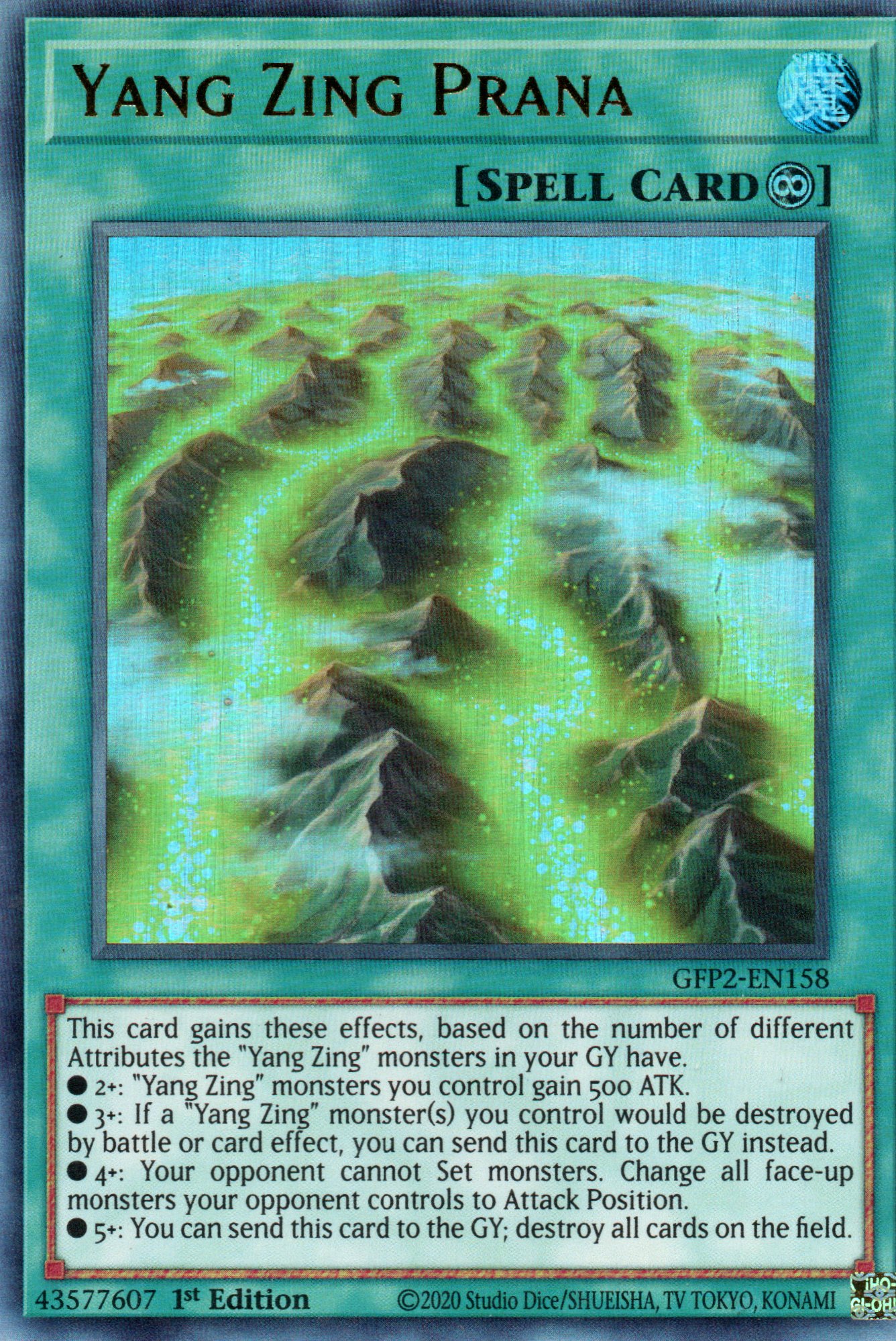 Yang Zing Prana GFP2-EN158 Ultra rare