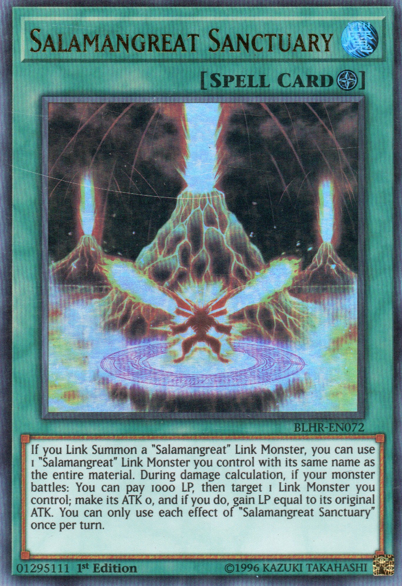 Salamangreat Sanctuary BLHR-EN072 Ultra rare