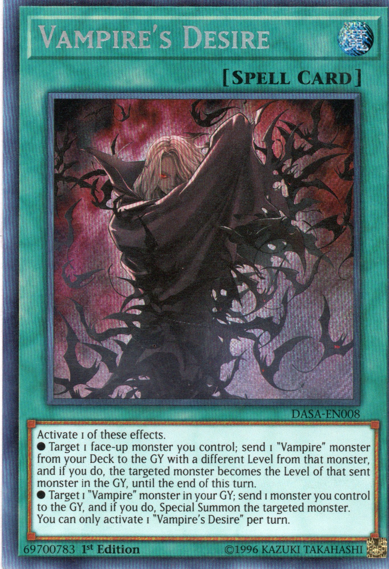 Vampire´s Desire DASA-EN008 Secret rare