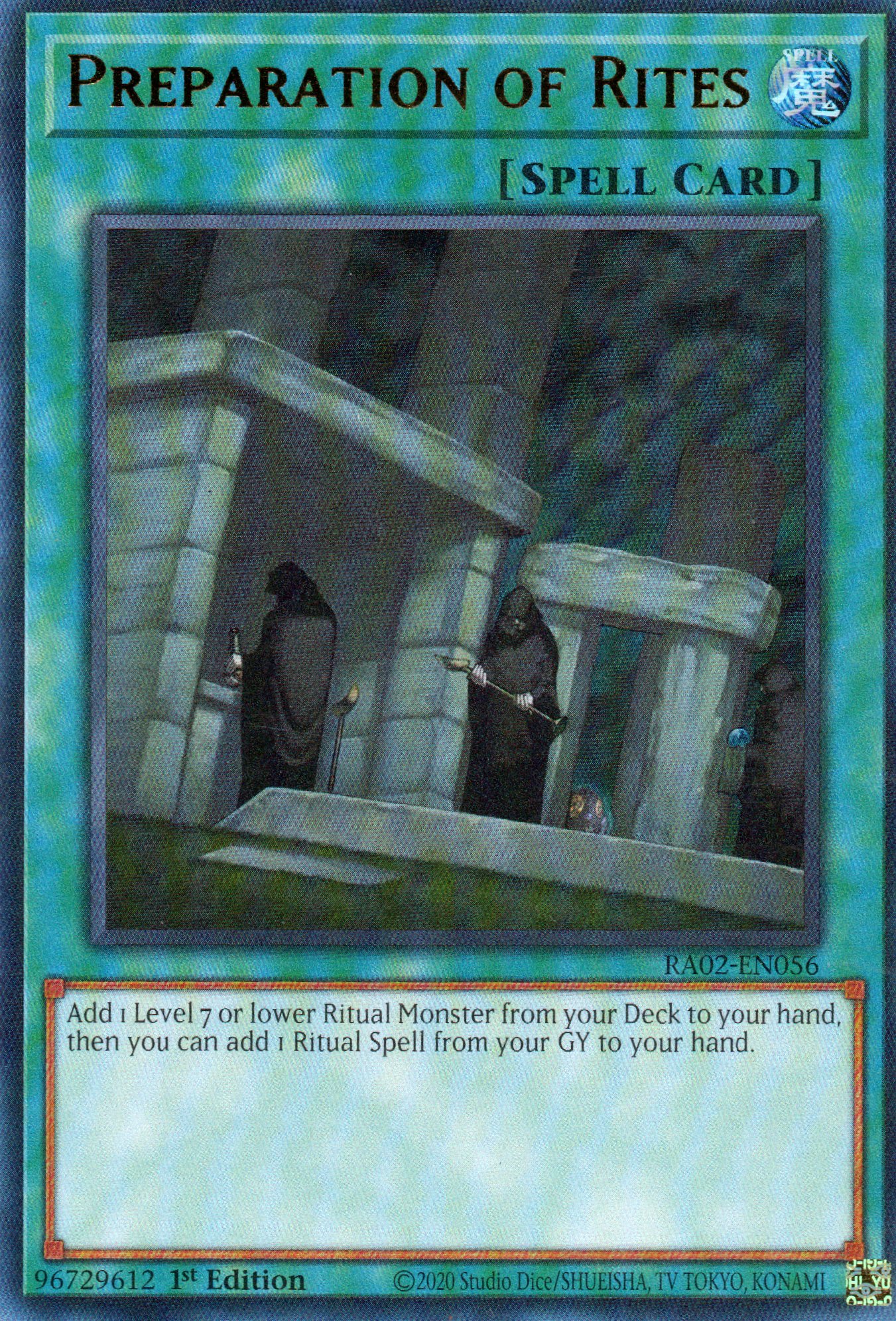 Preparation of Rites RA02-EN056 Ultra rare