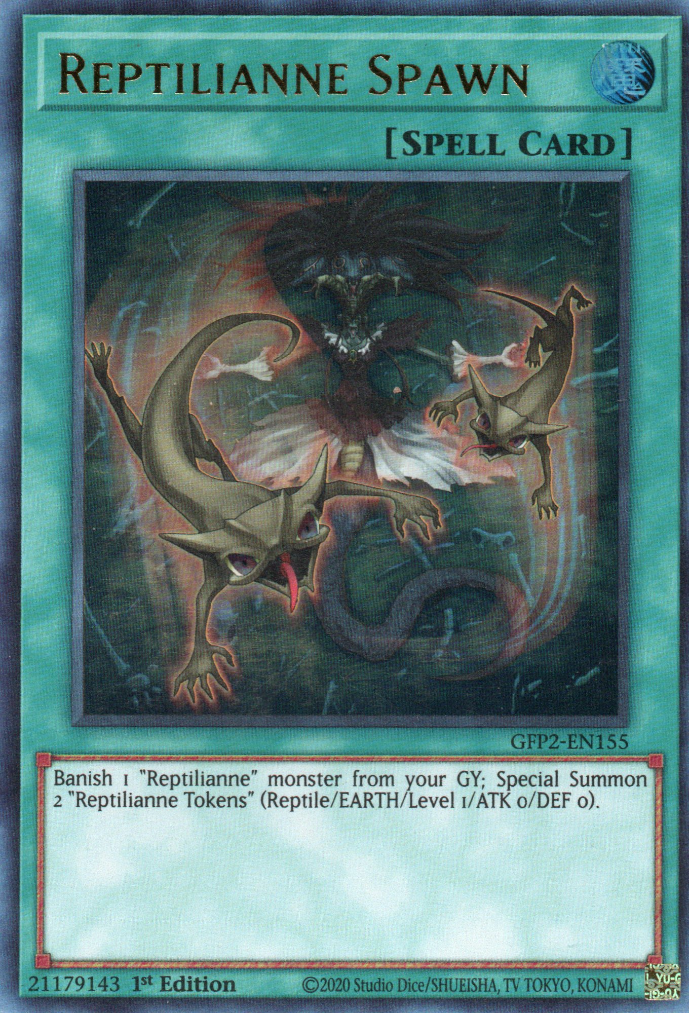 Reptilianne Spawn GFP2-EN155 Ultra rare