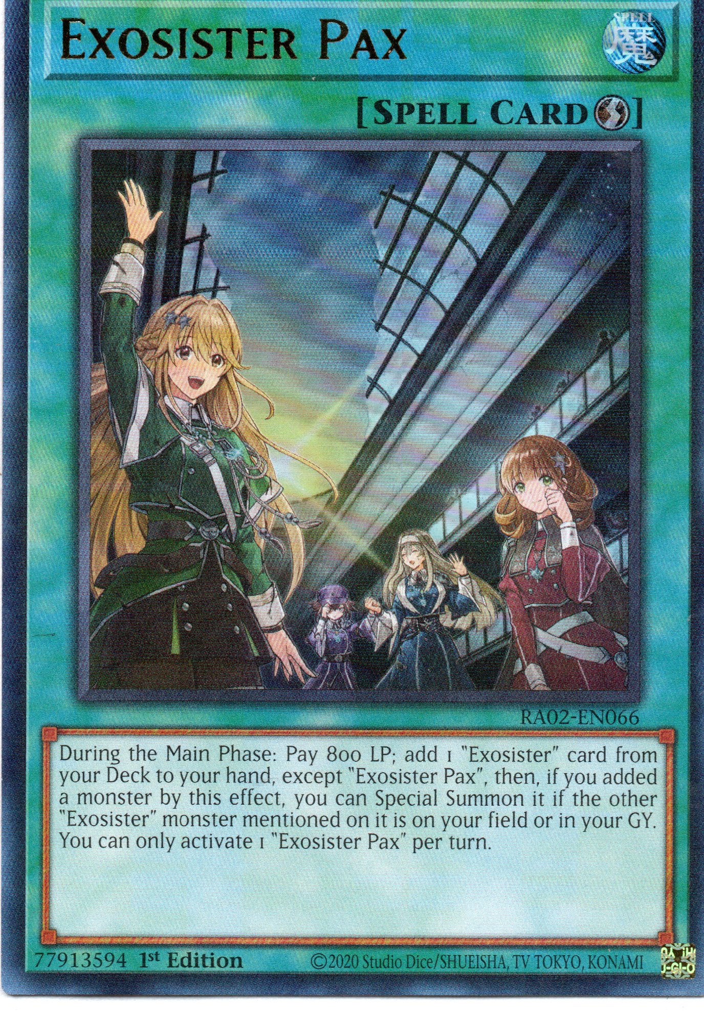 Exosister Pax RA02-EN066 Ultra rare