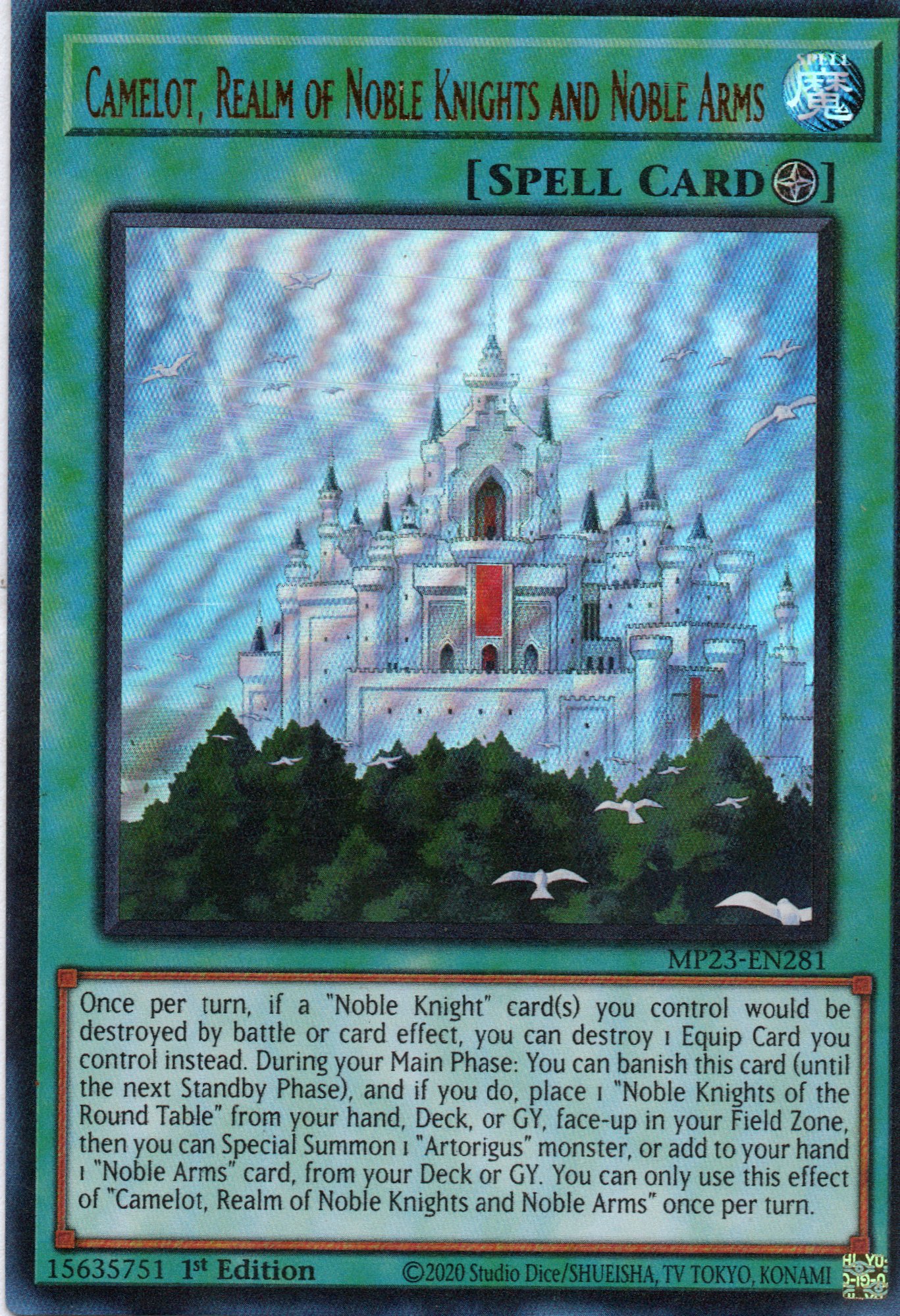 Camelot, Realm of Noble Knights and Noble Arms MP23-EN281 Ultra rare