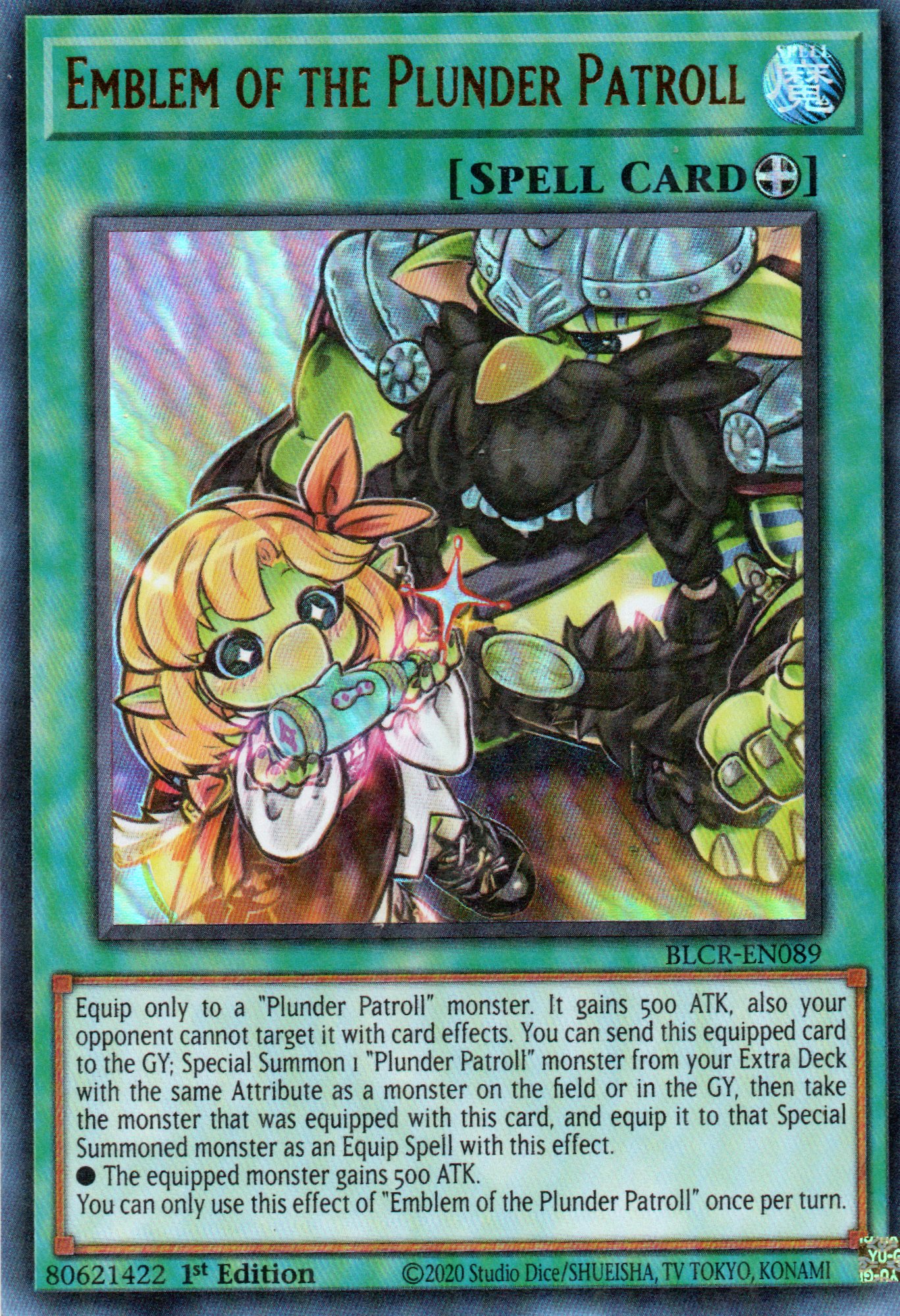 Emblem of the Plunder Patroll BLCR-EN089 Ultra rare