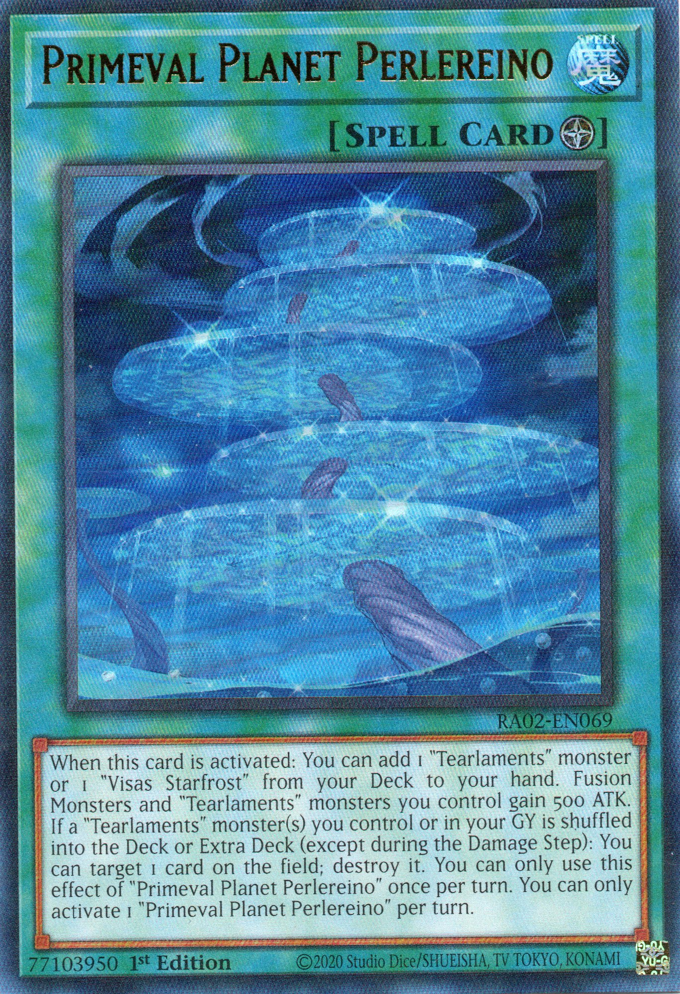 Primeval Planet Perlereino RA02-EN069 Ultra rare