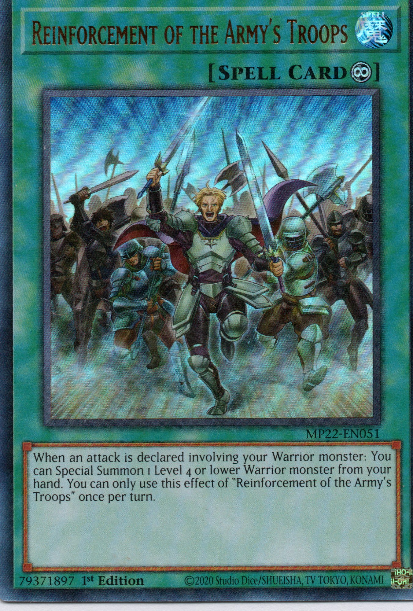 Reinforcement of the Army´s Troops MP22-EN051 Ultra rare