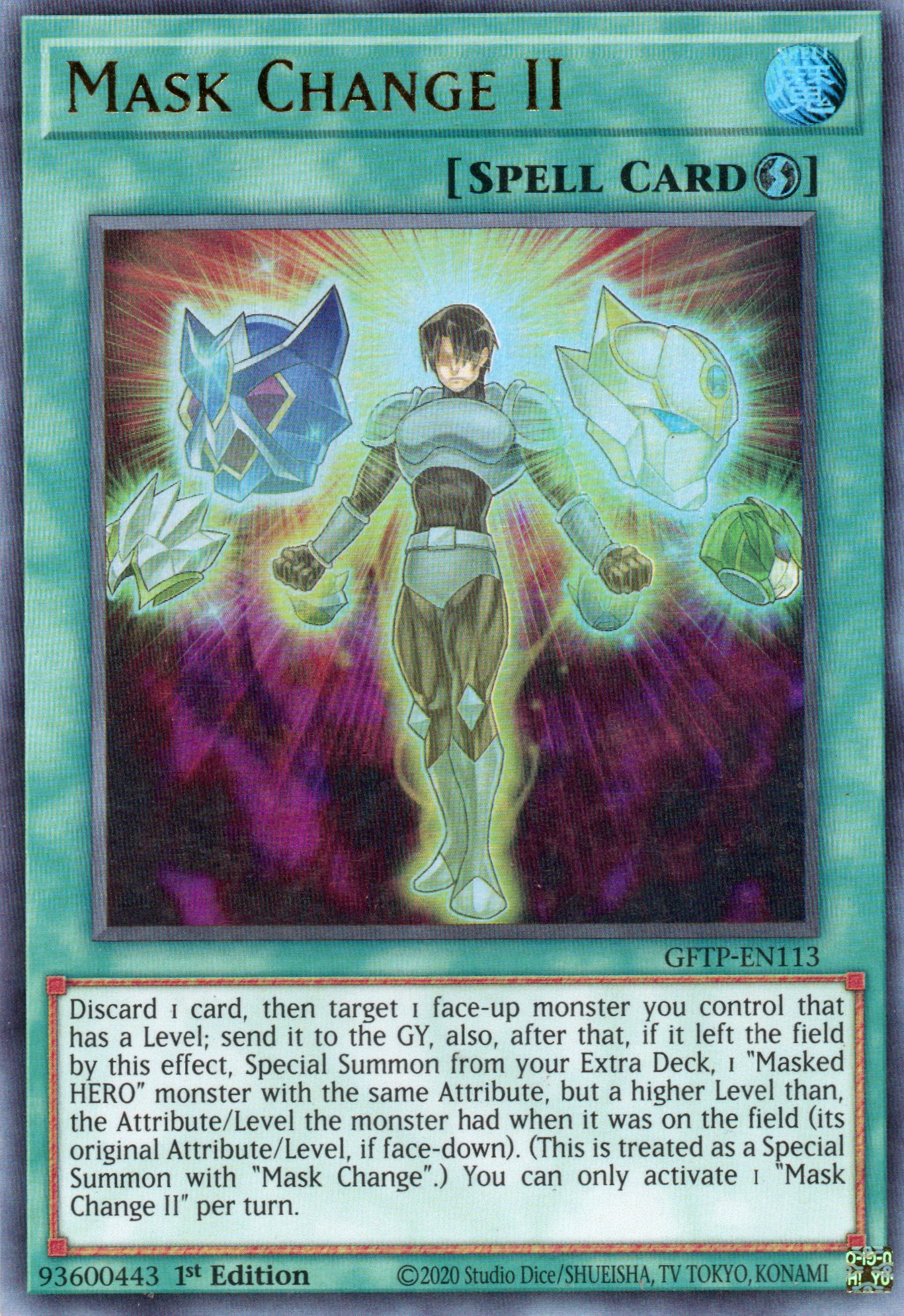 Mask Change II GFTP-EN113 Ultra rare