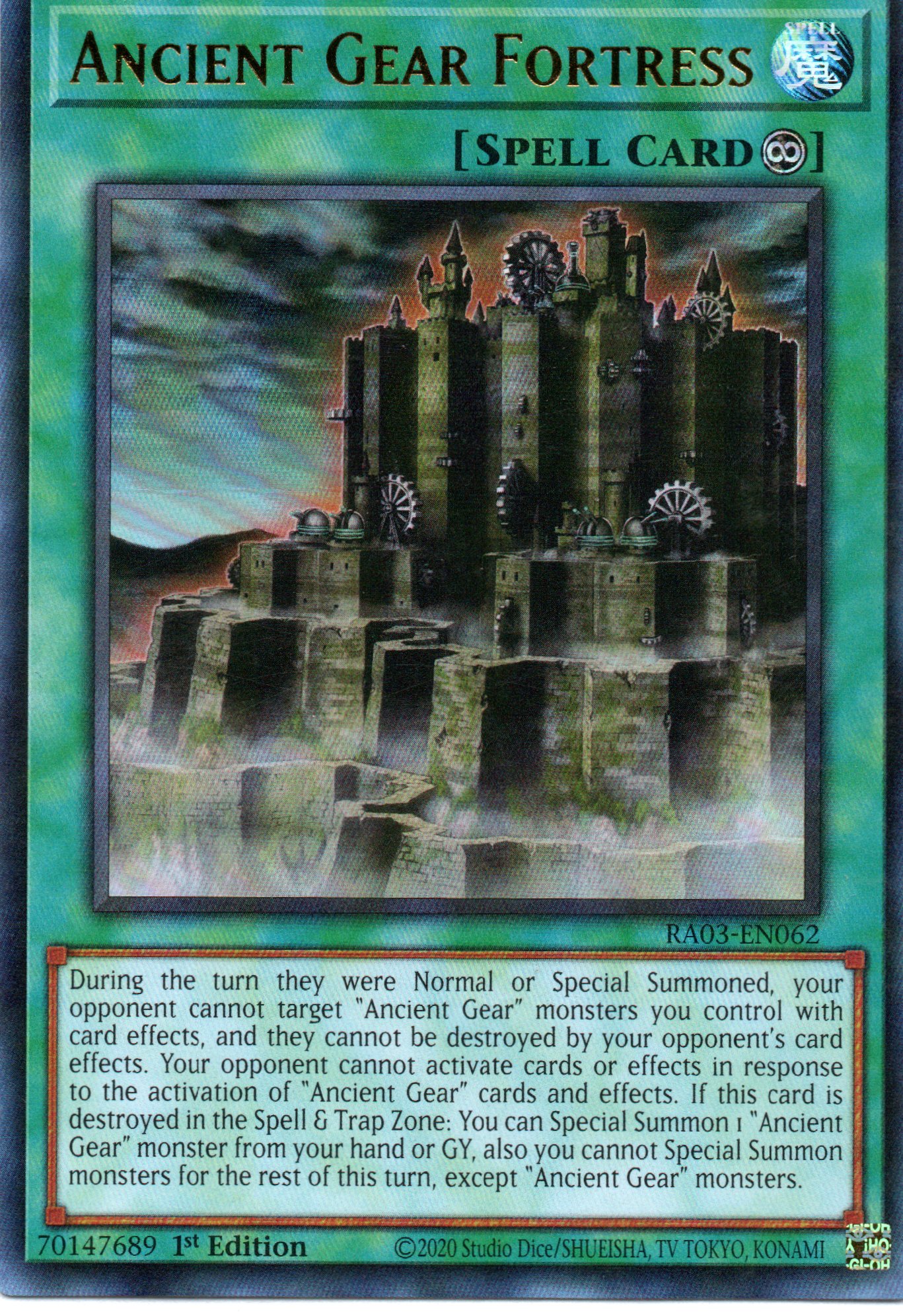Ancient Gear Fortress RA03-EN062 Ultra rare
