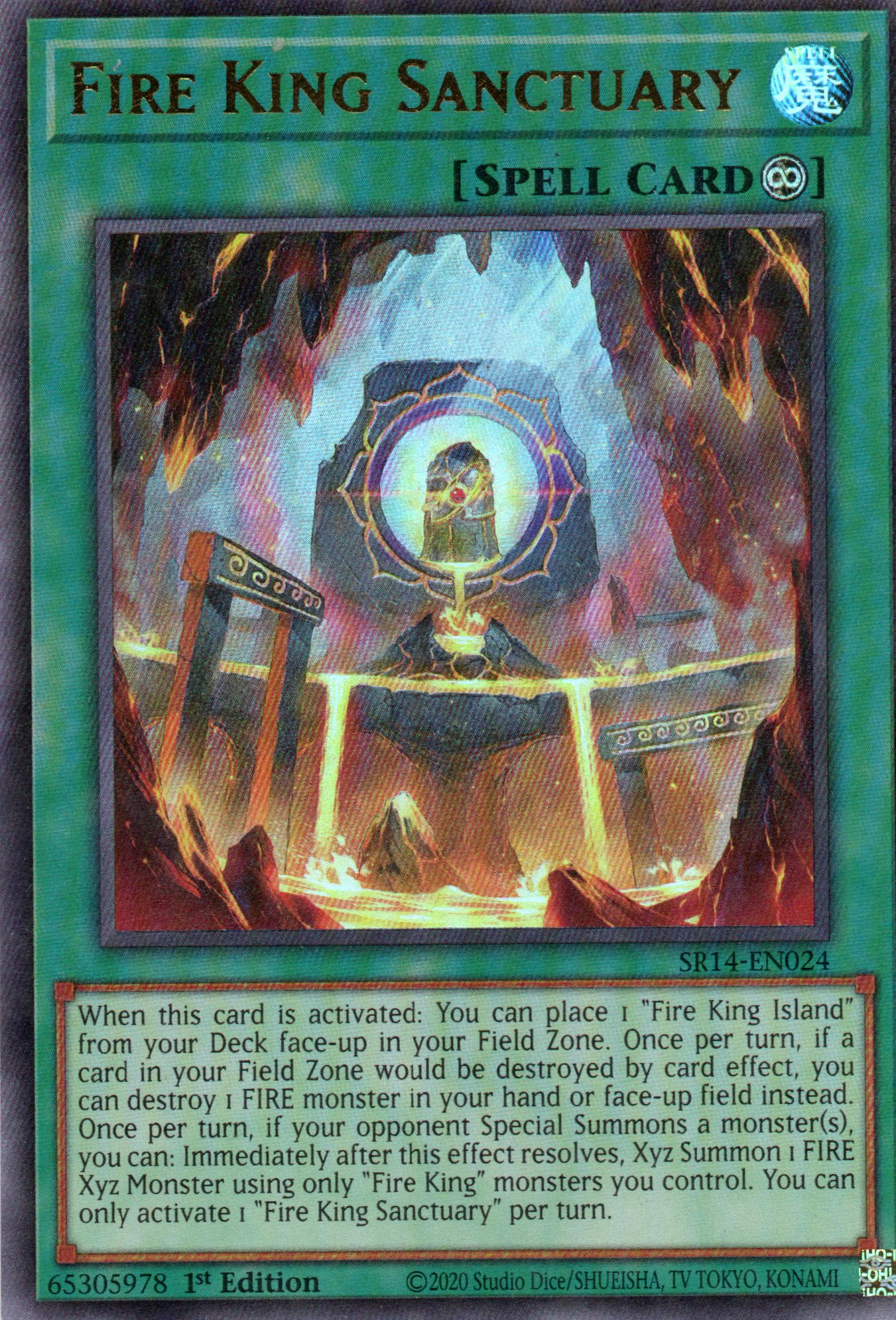 Fire King Sanctuary SR14-EN024 Ultra rare