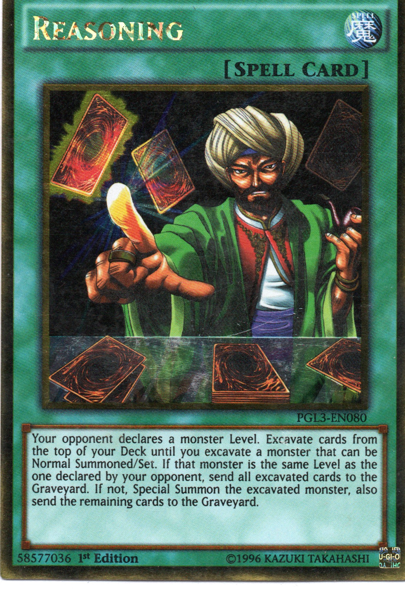 Reasoning PGL3-EN080 Gold rare