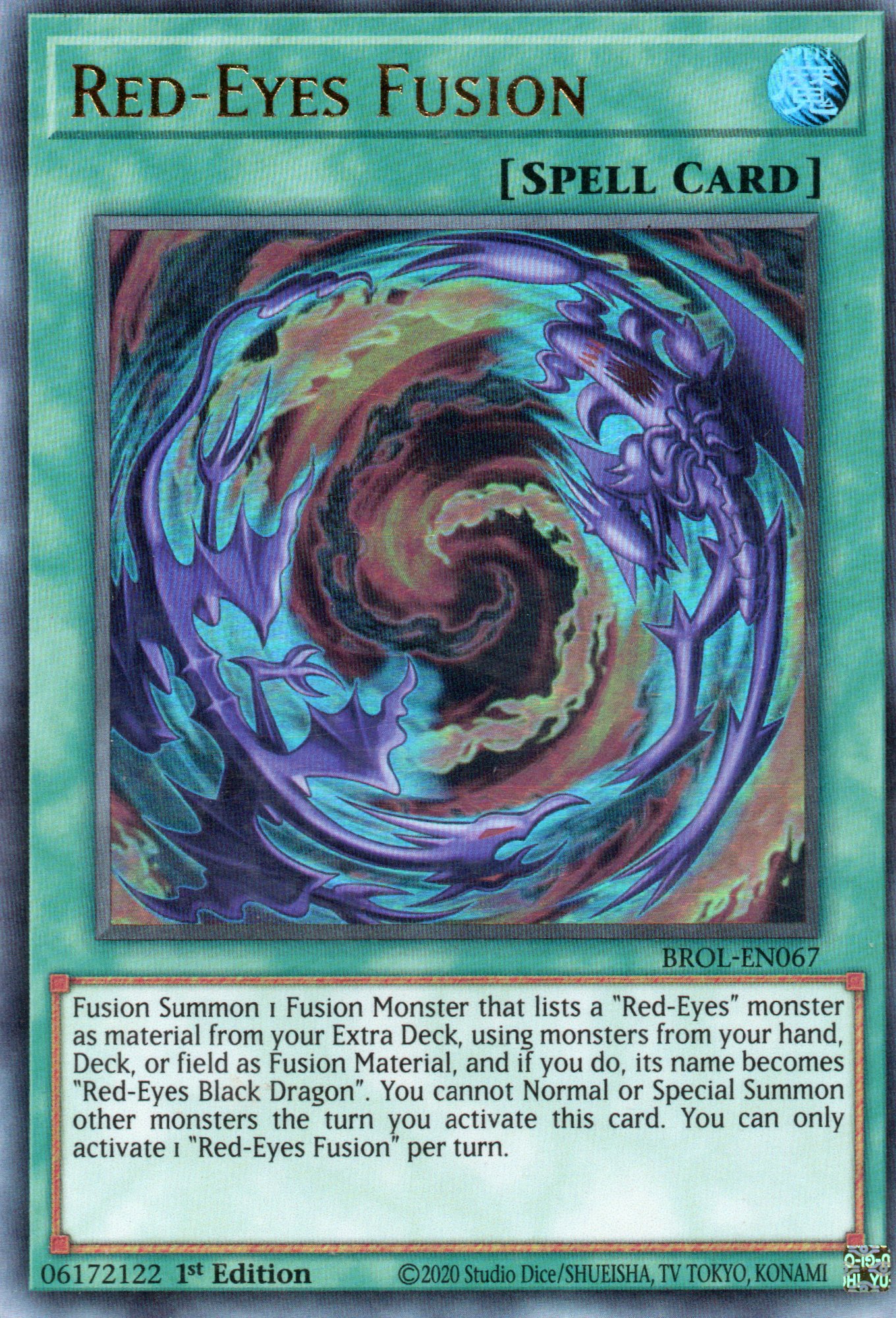 Red-Eyes Fusion BRO-EN067 Ultra rare
