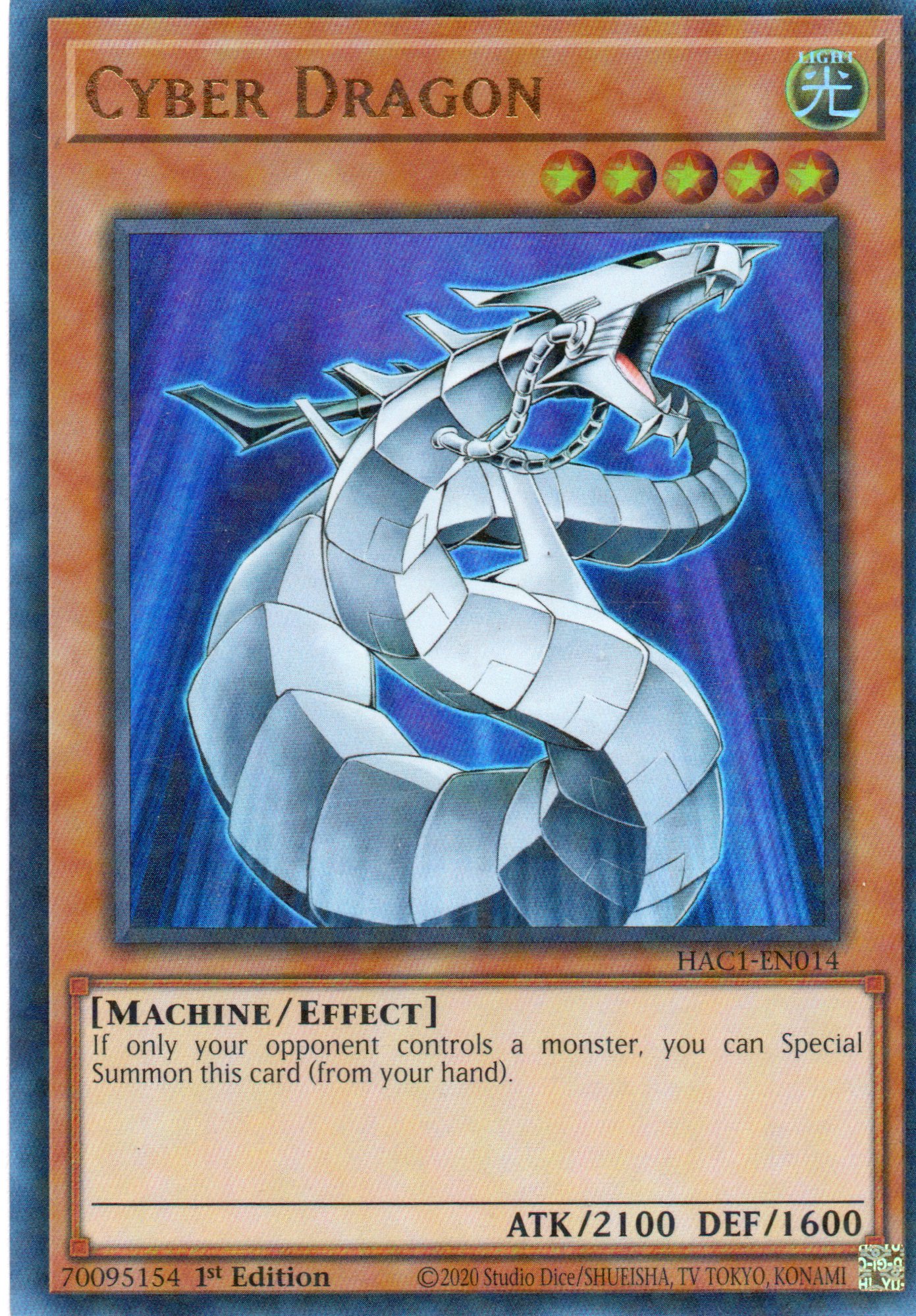 Cyber Dragon HAC1-EN014 Ultra rare