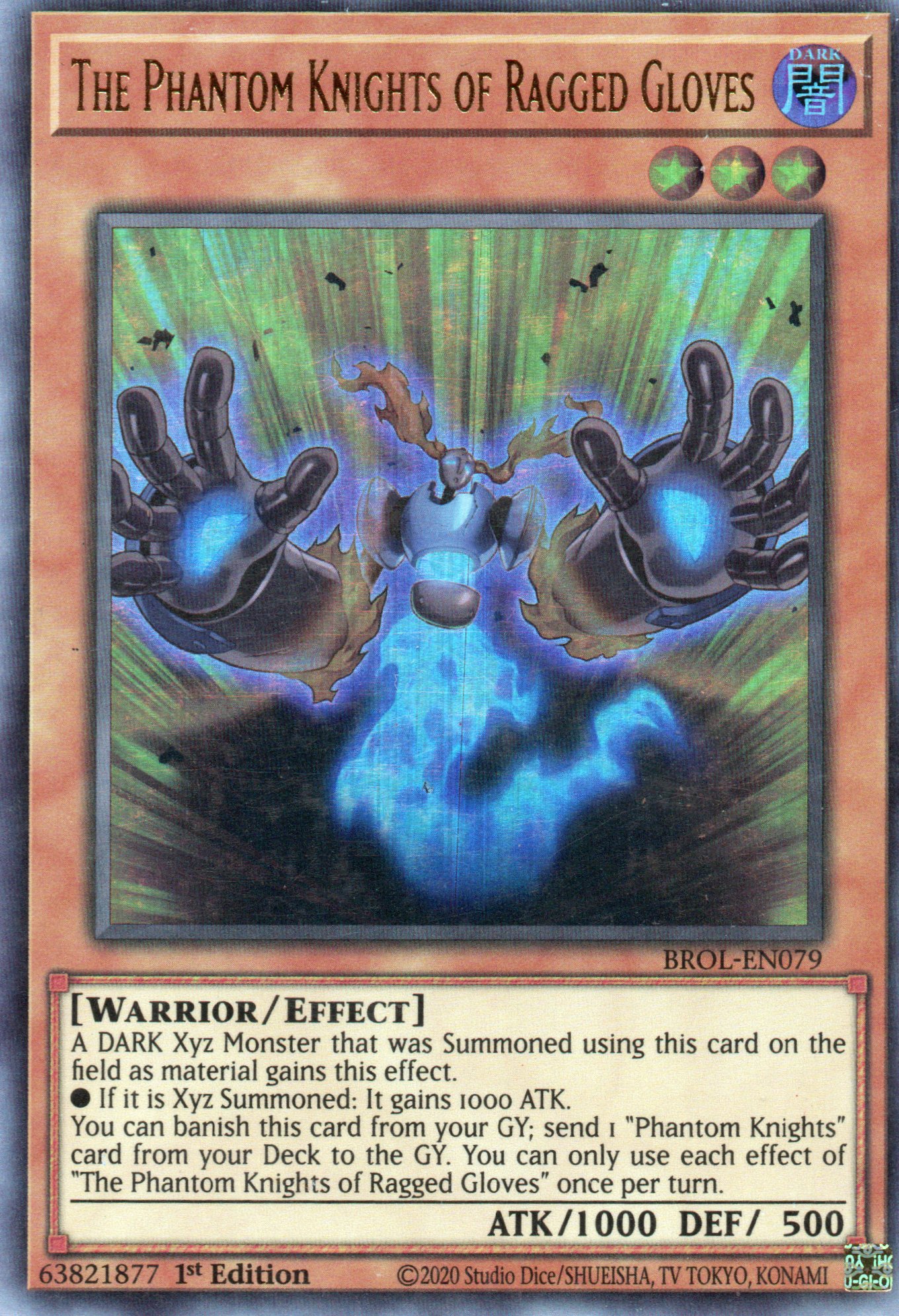 The Phantom Knights of Ragged Gloves BROL-EN079 Ultra rare