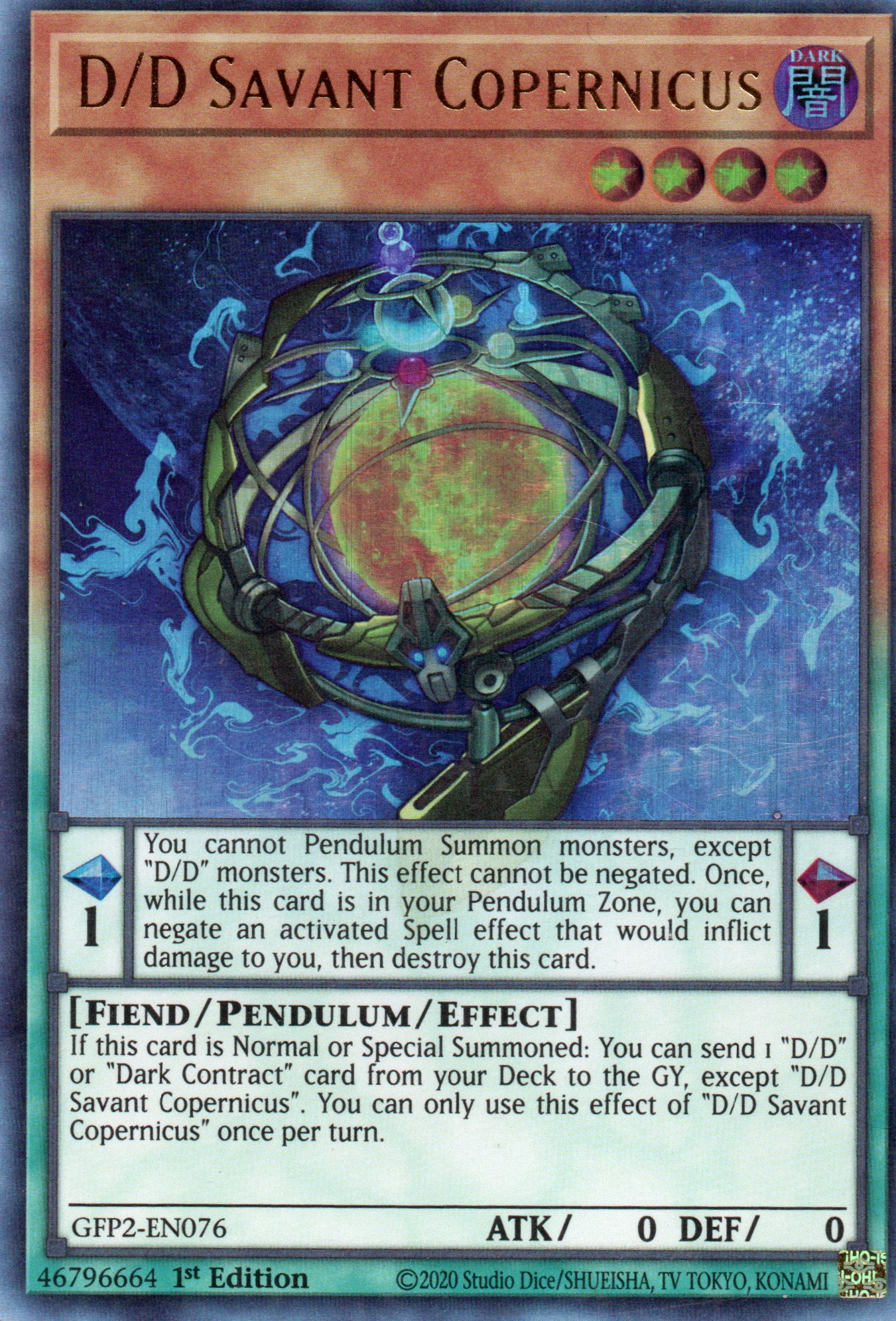 D/D Savant Copernicus GFP2-EN076 Ultra rare