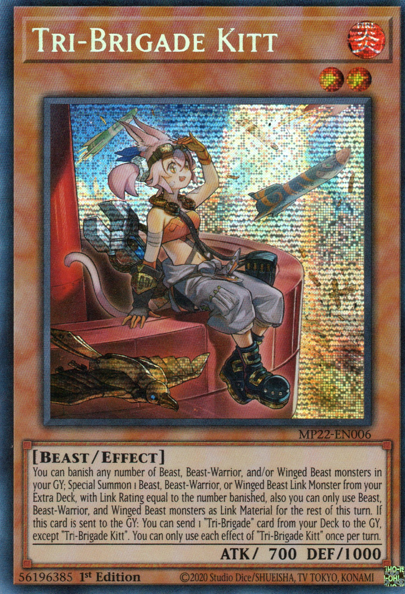 Tri-Brigade Kitt MP22-EN006 Secret rare