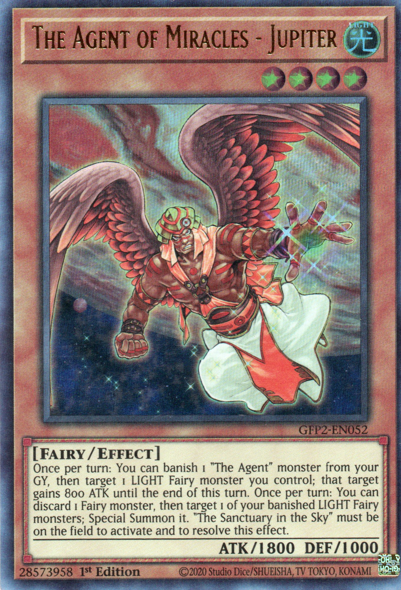 The Agent of Miracles -  Jupiter GFP2-EN052 Ultra rare
