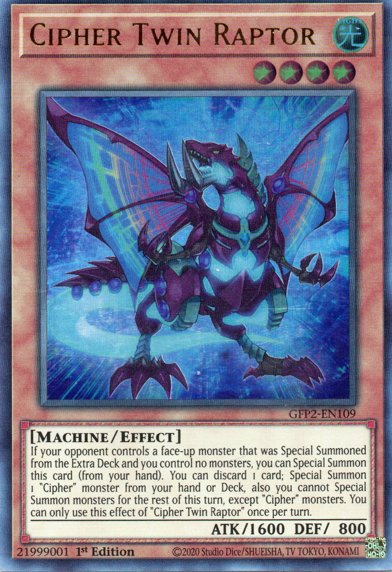 Cipher Twin Raptor GFP2-EN109 Ultra rare