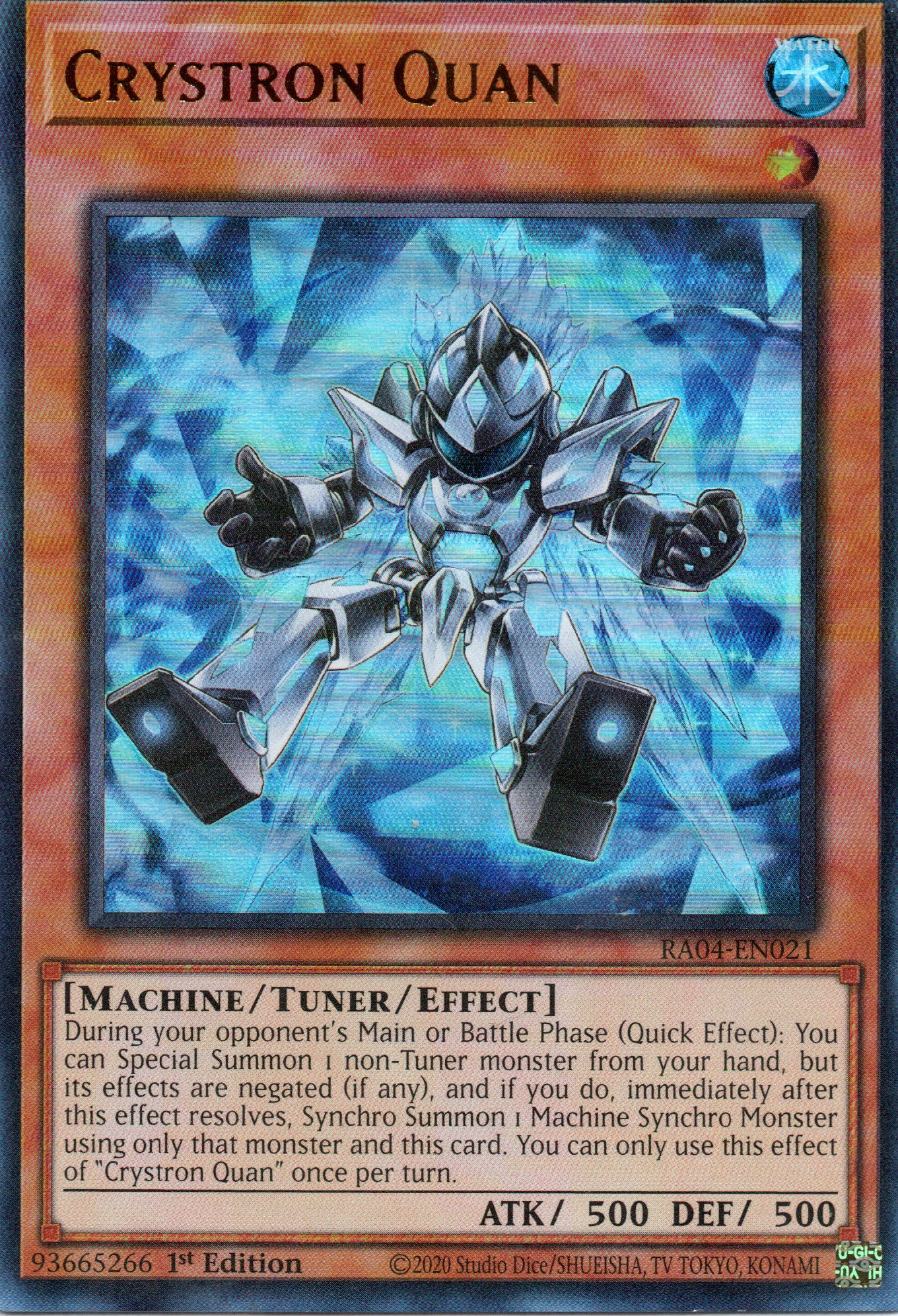 Crystron Quan RA04-EN021 Ultra rare