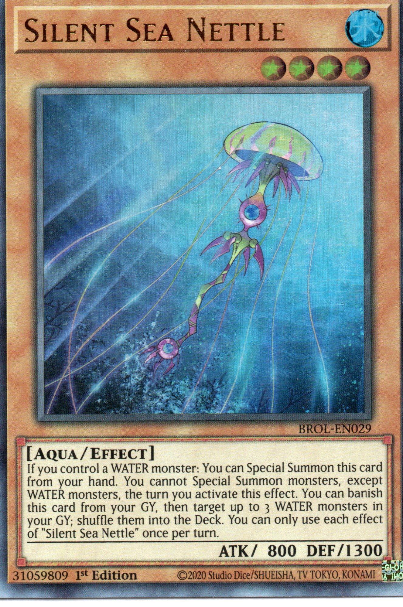 Silent Sea Nettle BROL-EN029 Ultra rare