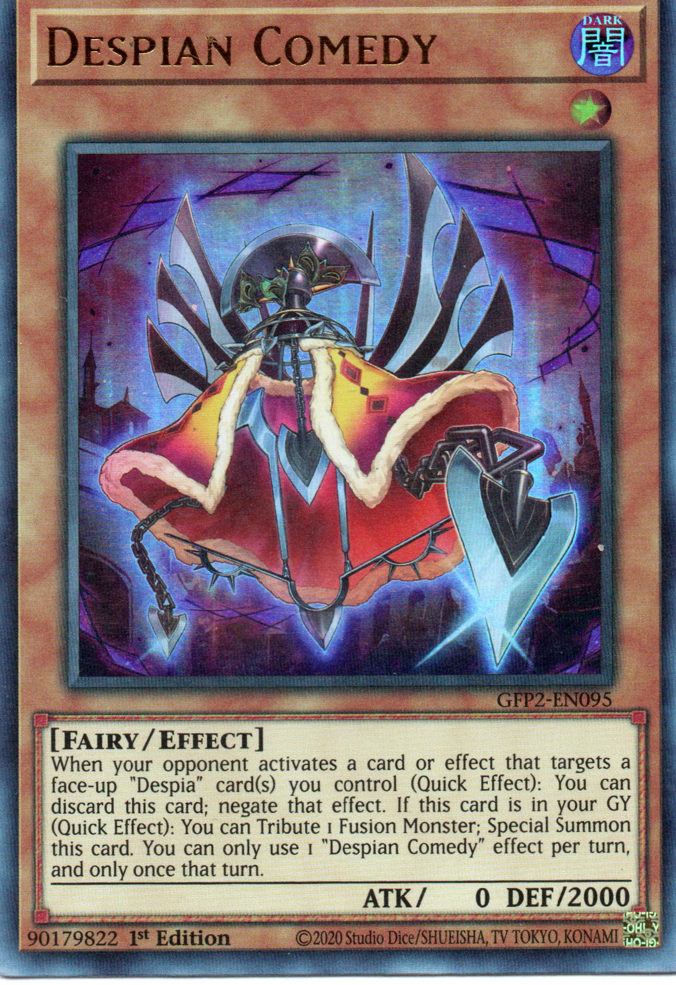 Despian Comedy GFP2-EN095 Ultra rare