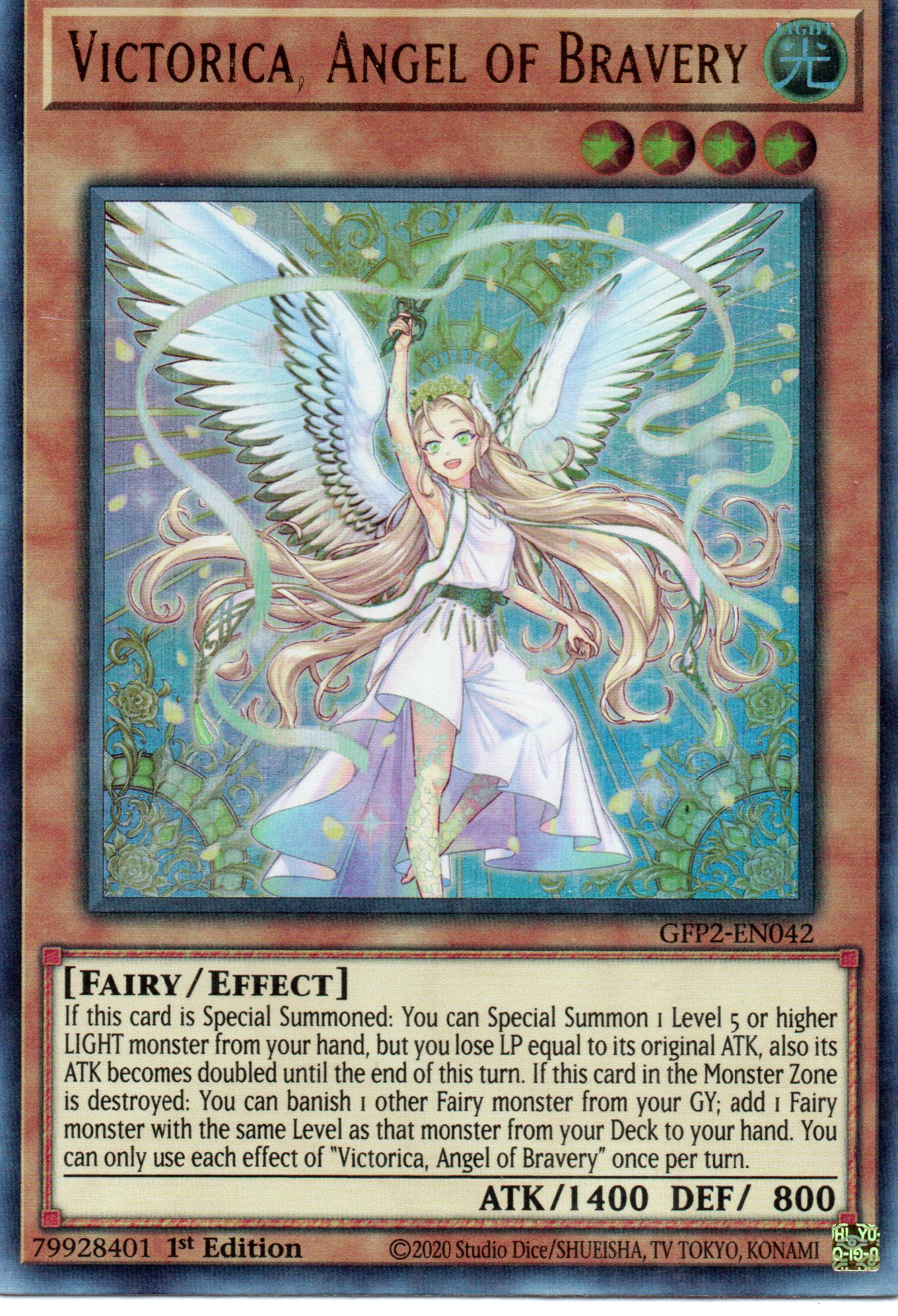 Victorica Angel of Bravery GFP2-EN042 Ultra rare