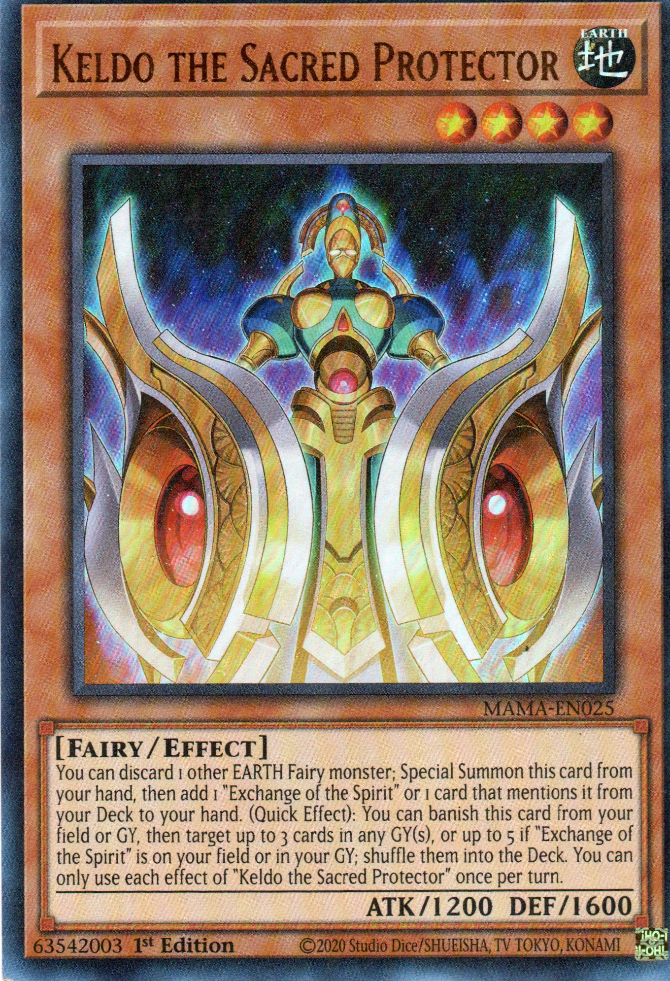 Keldo the Sacred Protector MAMA-EN025 Ultra rare