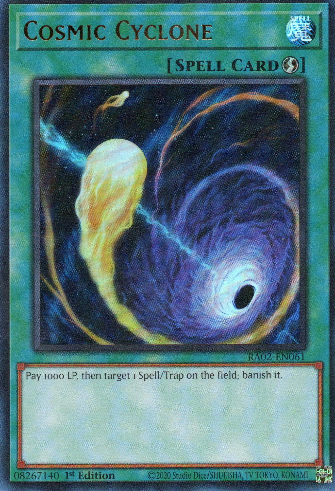 Cosmic Cyclone RA02-EN061 Ultra rare