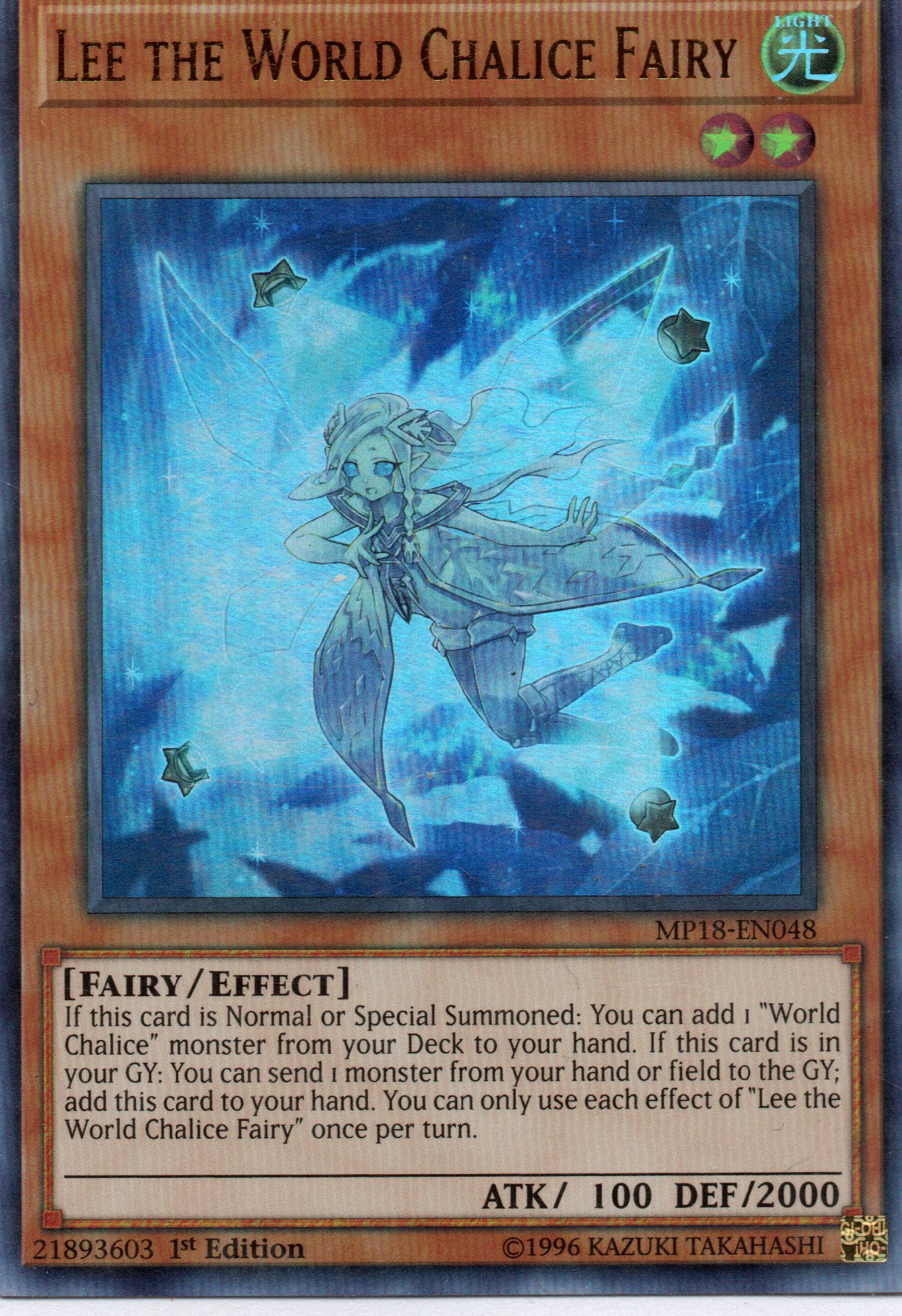 Lee the World Chalice Fairy MP18-EN048 Ultra rare