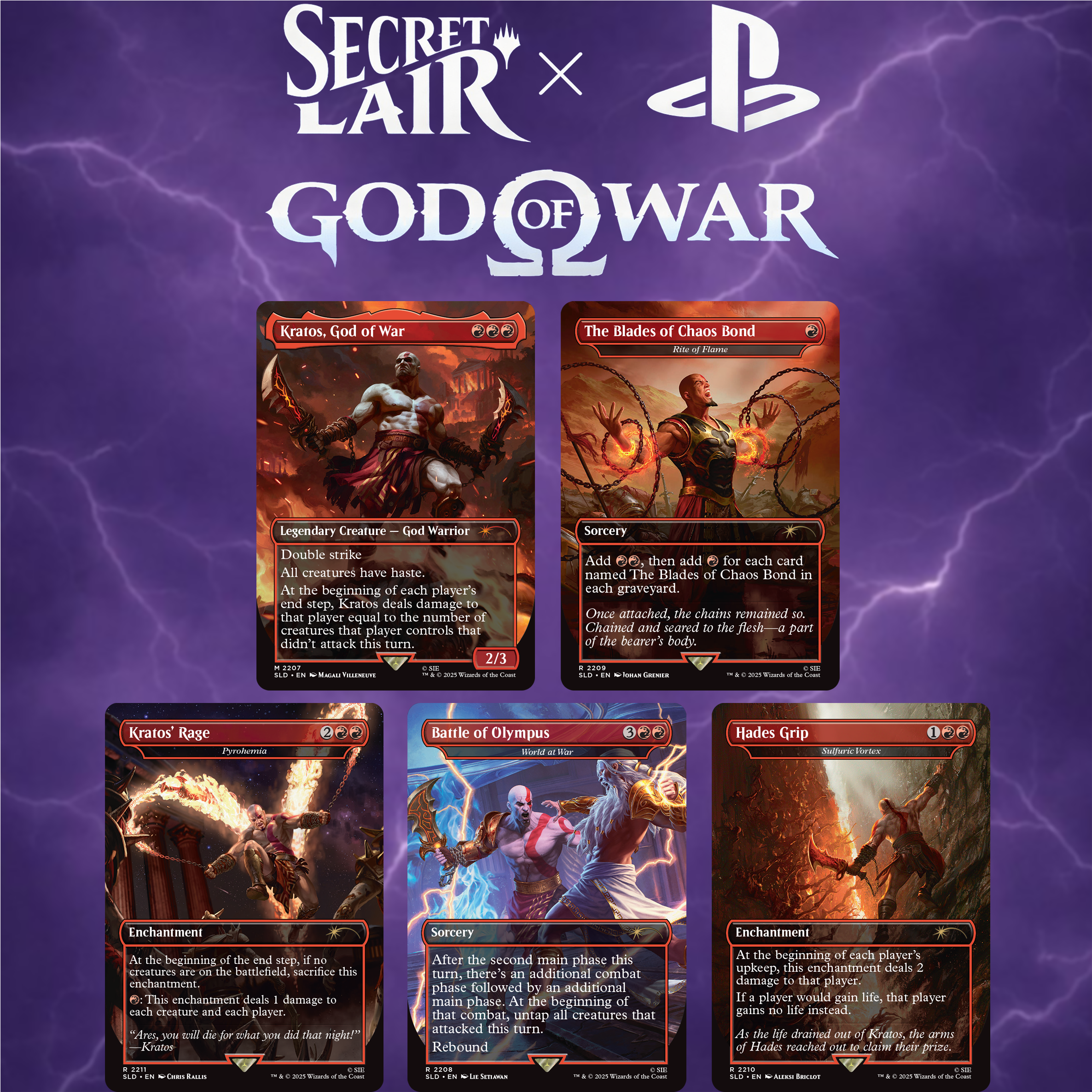 Magic - Secret Lair x PlayStation God of War Greek - Regular