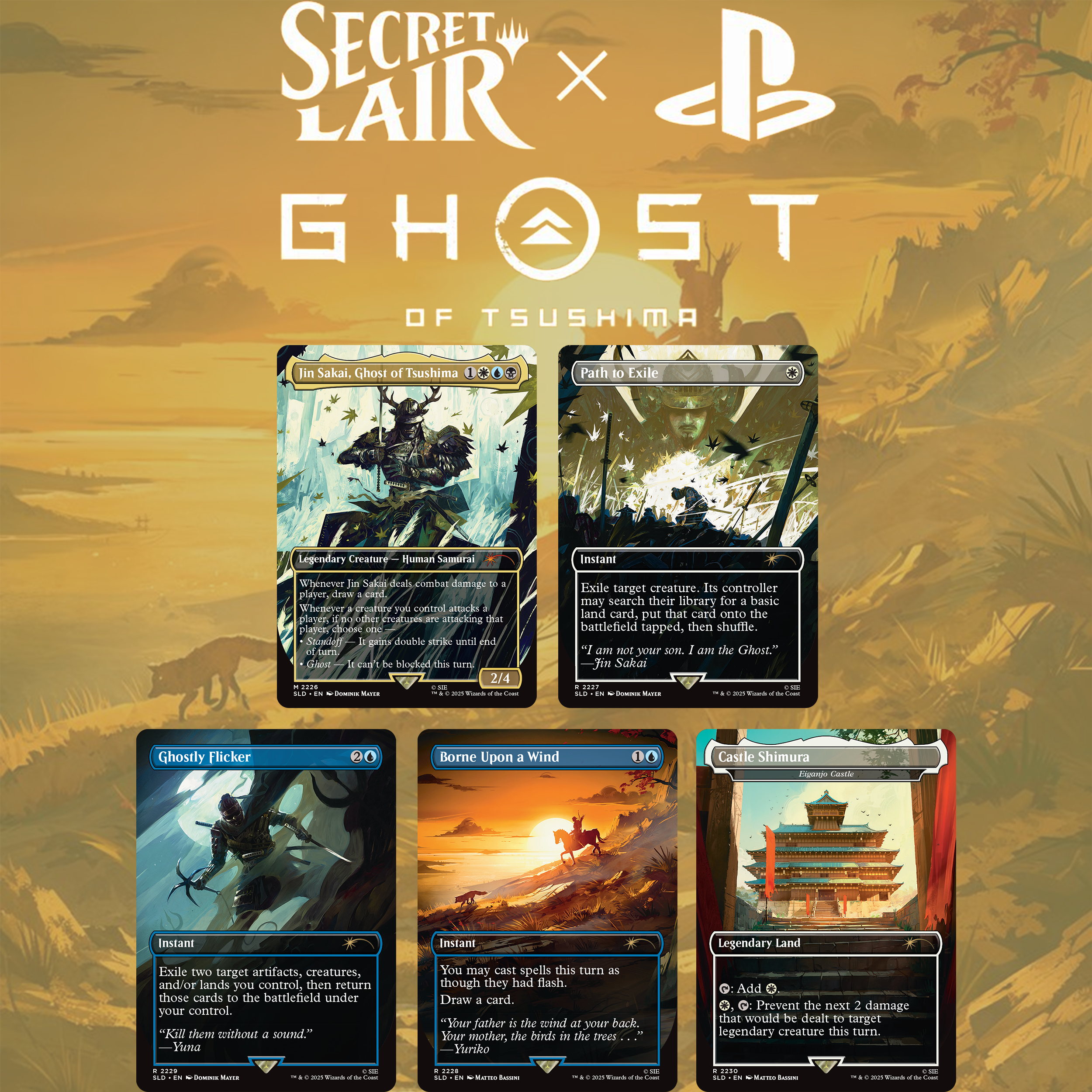 Magic - Secret Lair x PlayStation Ghost of Tsushima - Regular