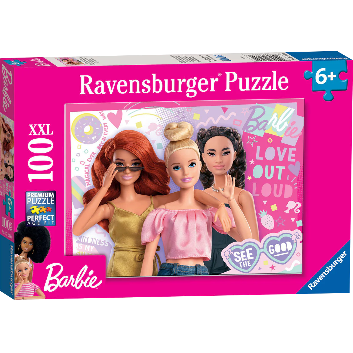 Rompecabezas - Ravensburger Puzzle Barbie 100 PZ