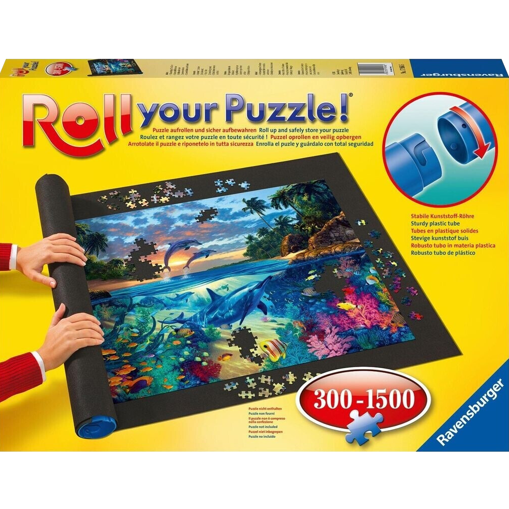 Ravensburger Roll your Puzzle! (300–1500 piezas) – Tapete enrollable para rompecabezas