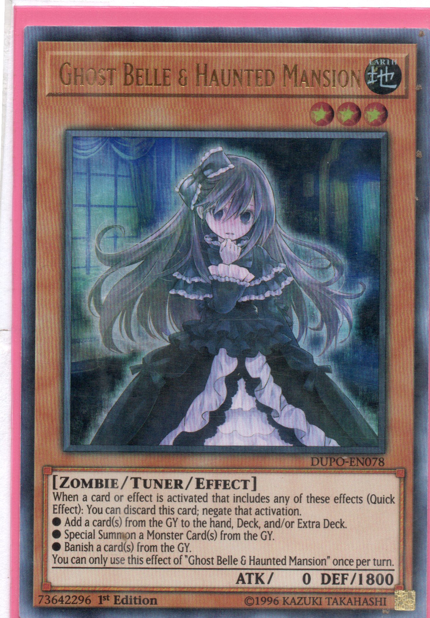 Ghost Belle & Haunted Mansion DUPO-EN078 Ultra rare