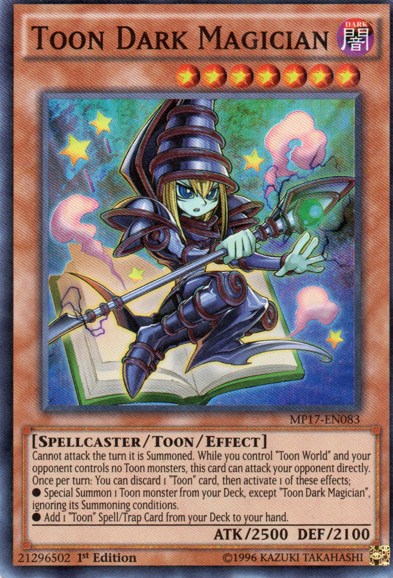 Toon Dark Magician MP17-EN083 super rare