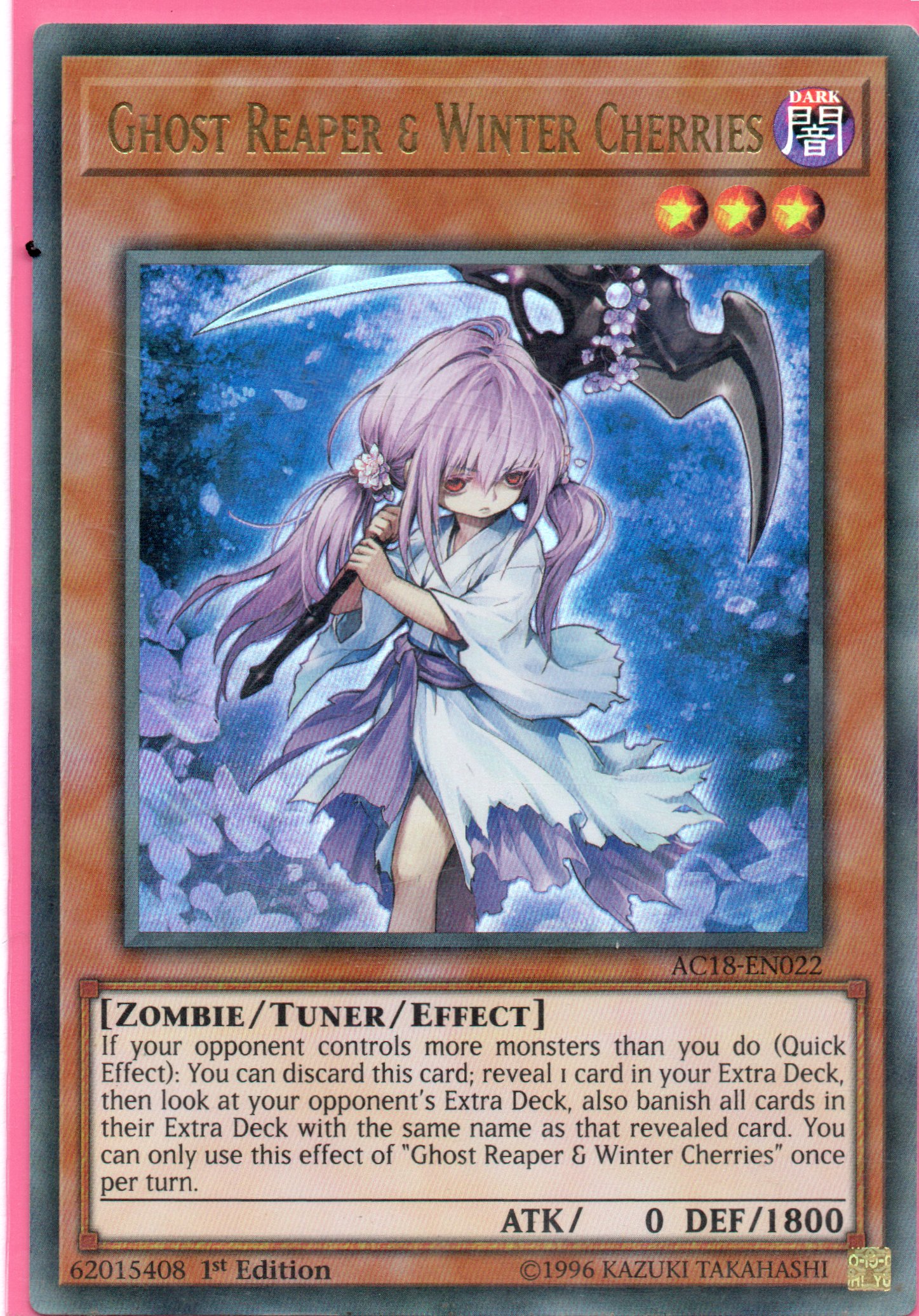 Ghost Reaper & Winter Cherries AC18-EN022 Ultra rare