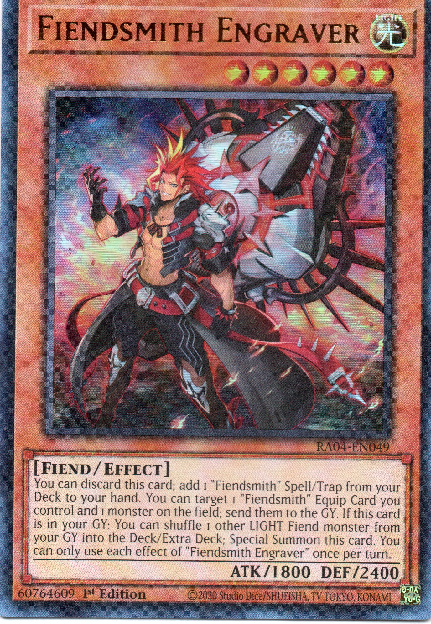 Fiendsmith Engraver RA04-EN049 Ultra rare